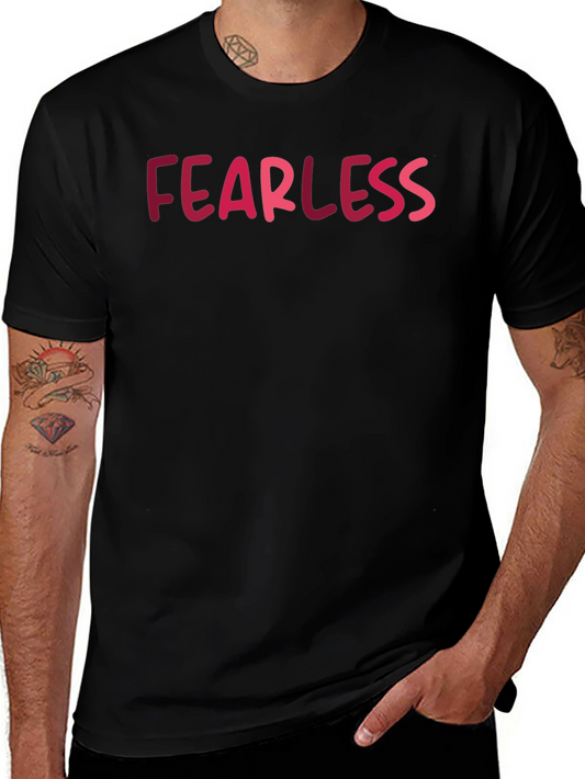 Camiseta Negra FEARLESS para Hombre