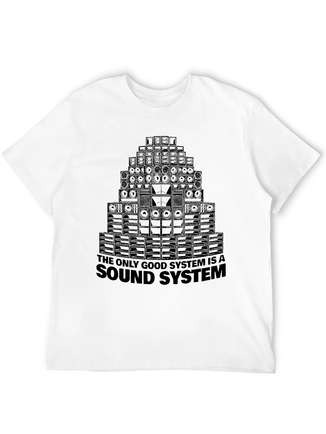 Camiseta Negra Sound System