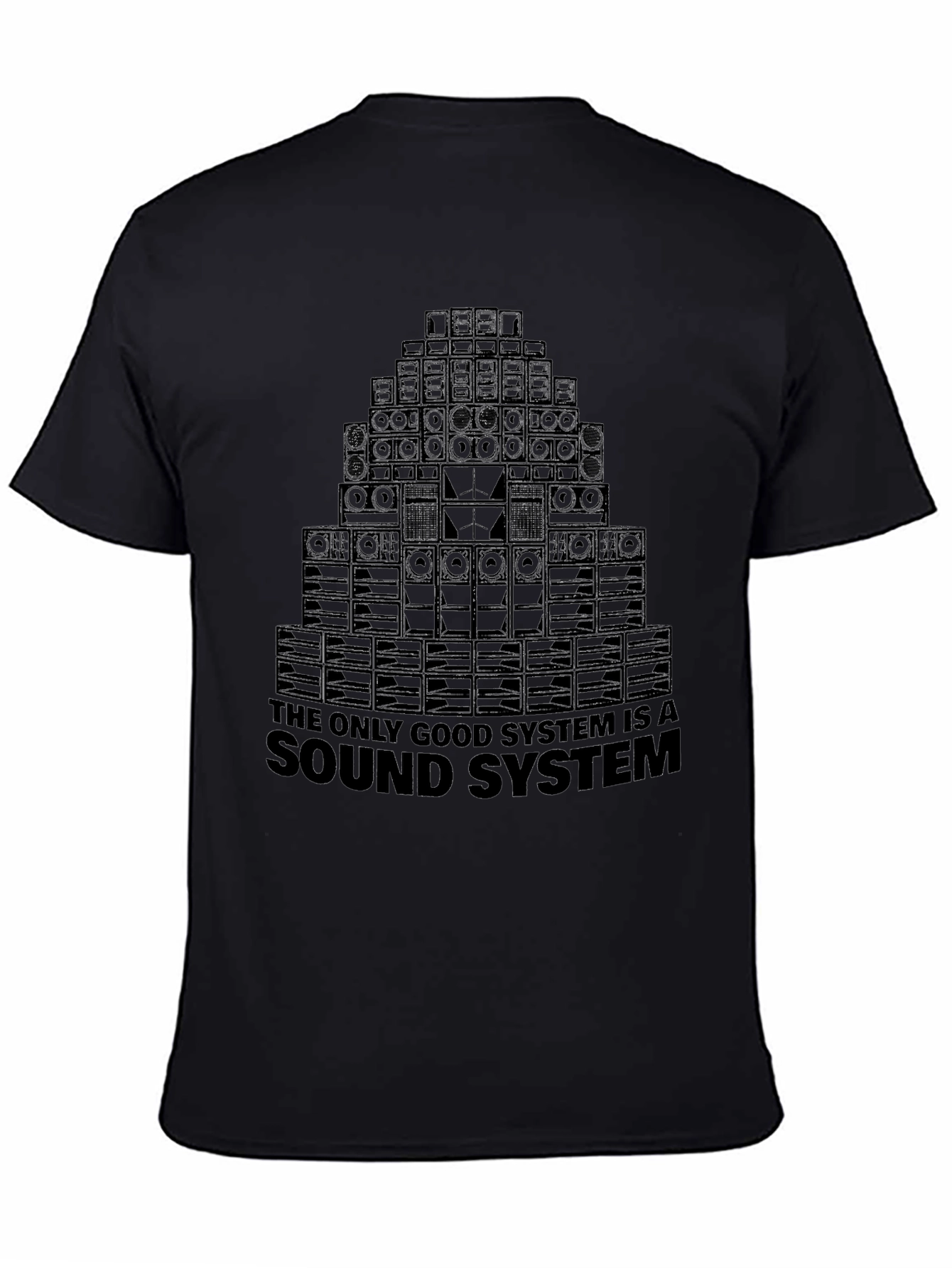 Camiseta Negra Sound System