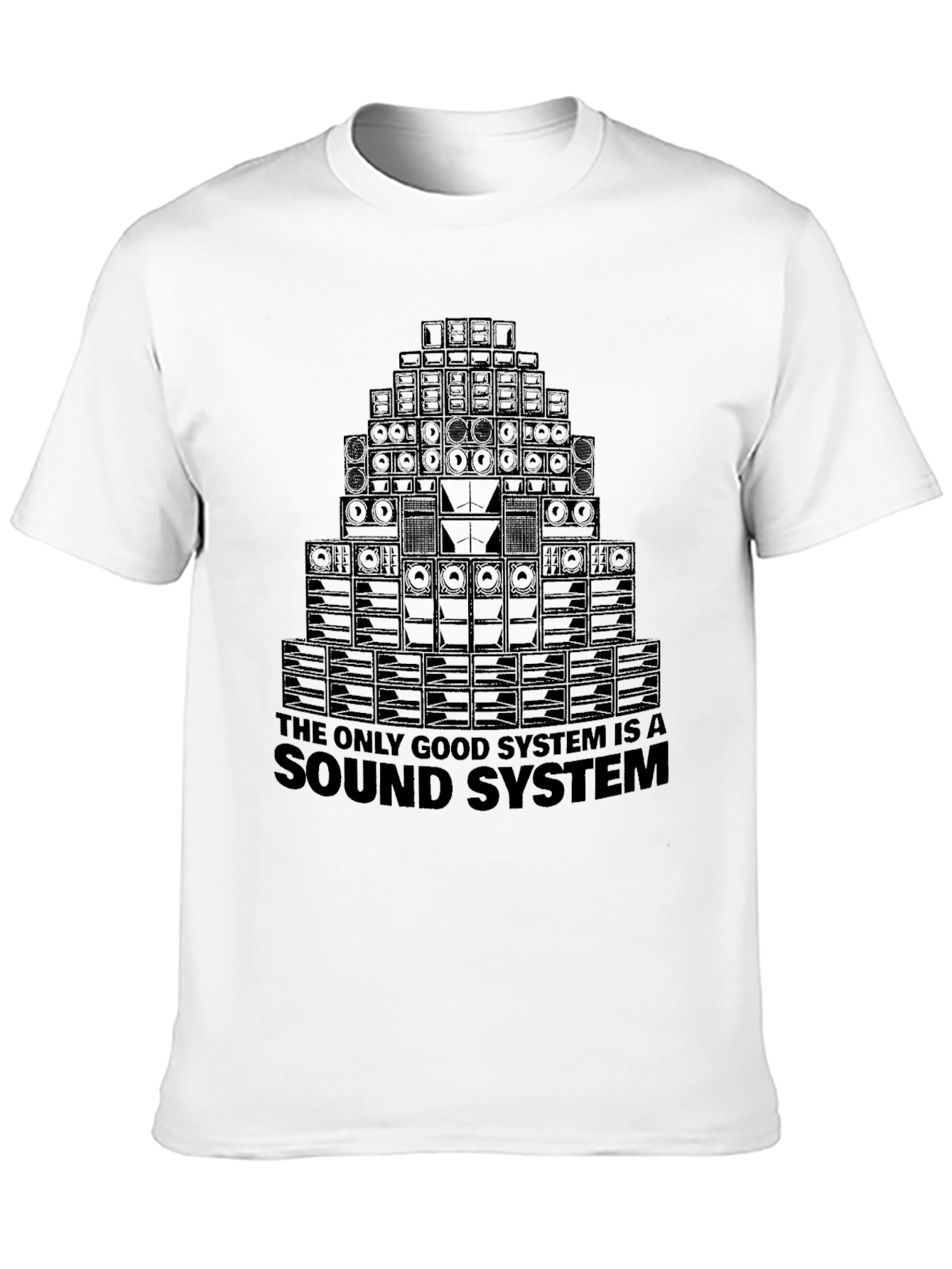Camiseta Negra Sound System