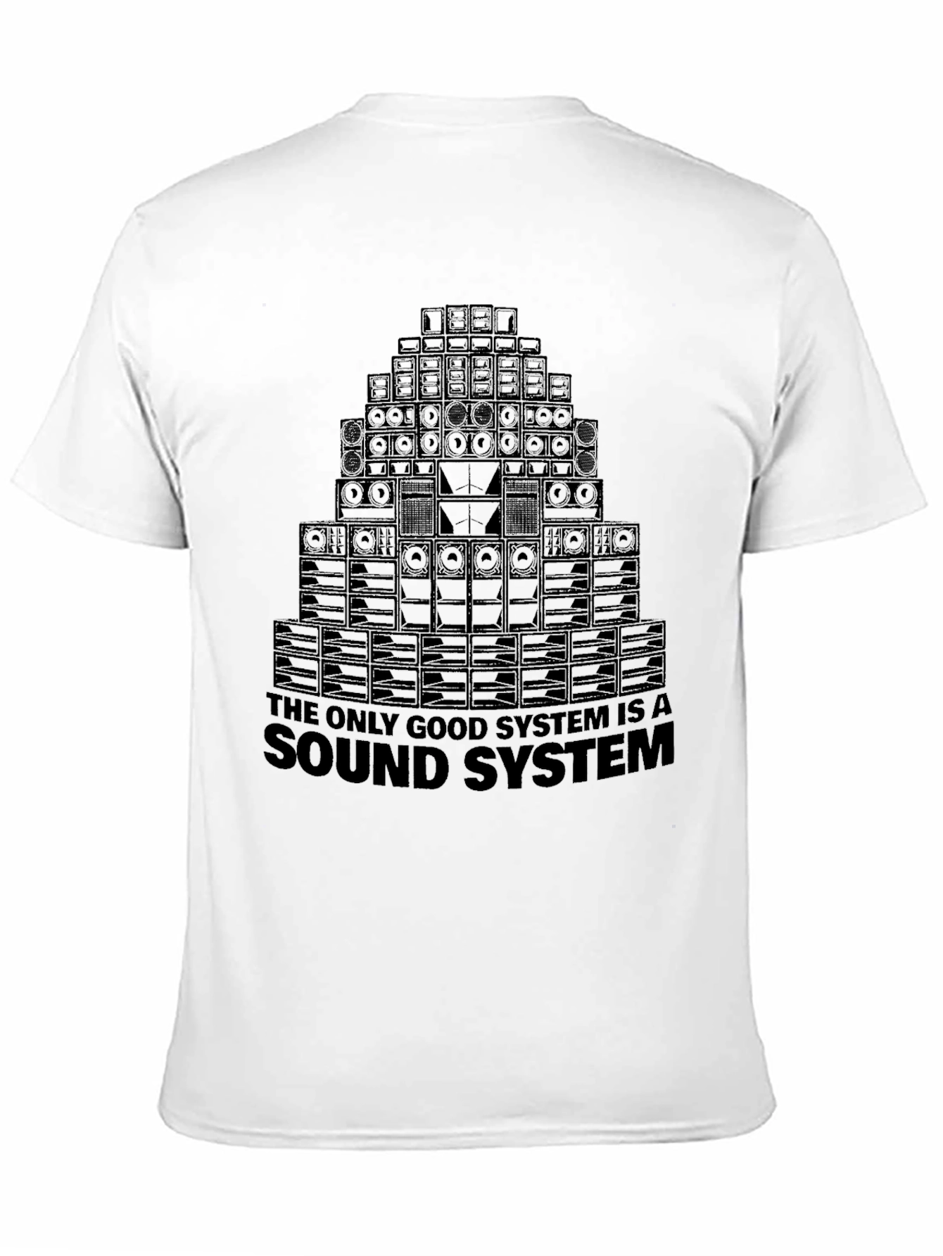 Camiseta Negra Sound System