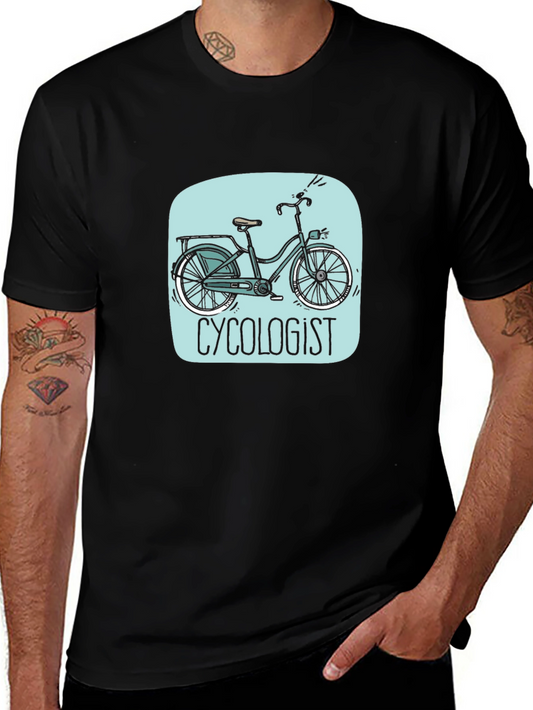 Camiseta Negra Ciclogista Diseño Original