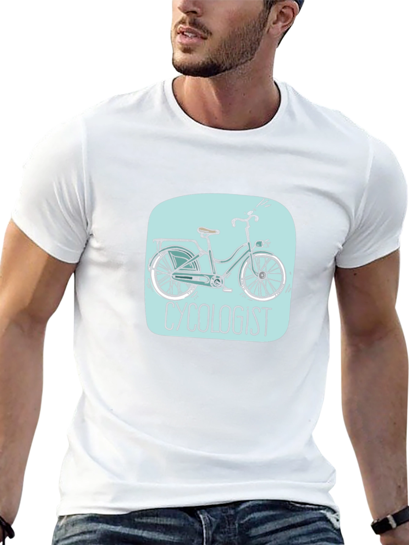 Camiseta Negra Ciclogista Diseño Original