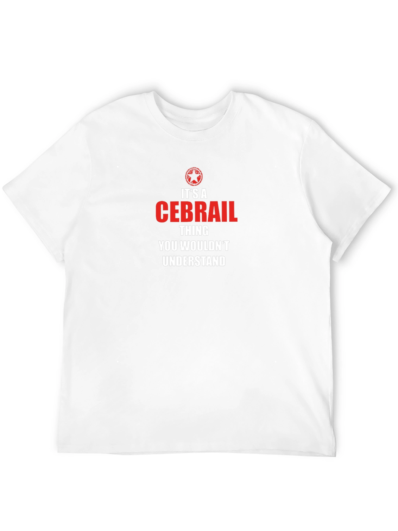 Camiseta Negra con Diseño Cebrail