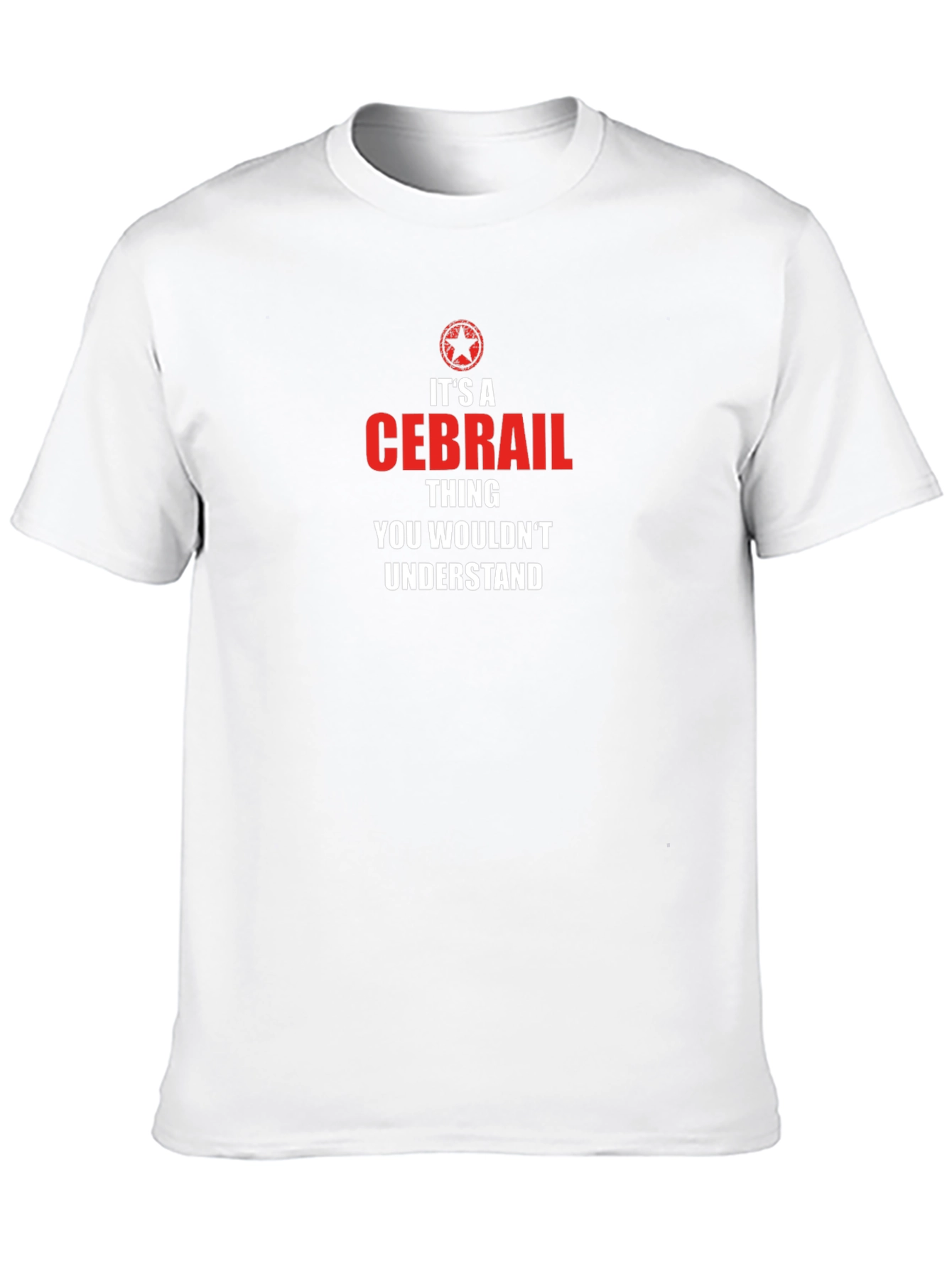 Camiseta Negra con Diseño Cebrail