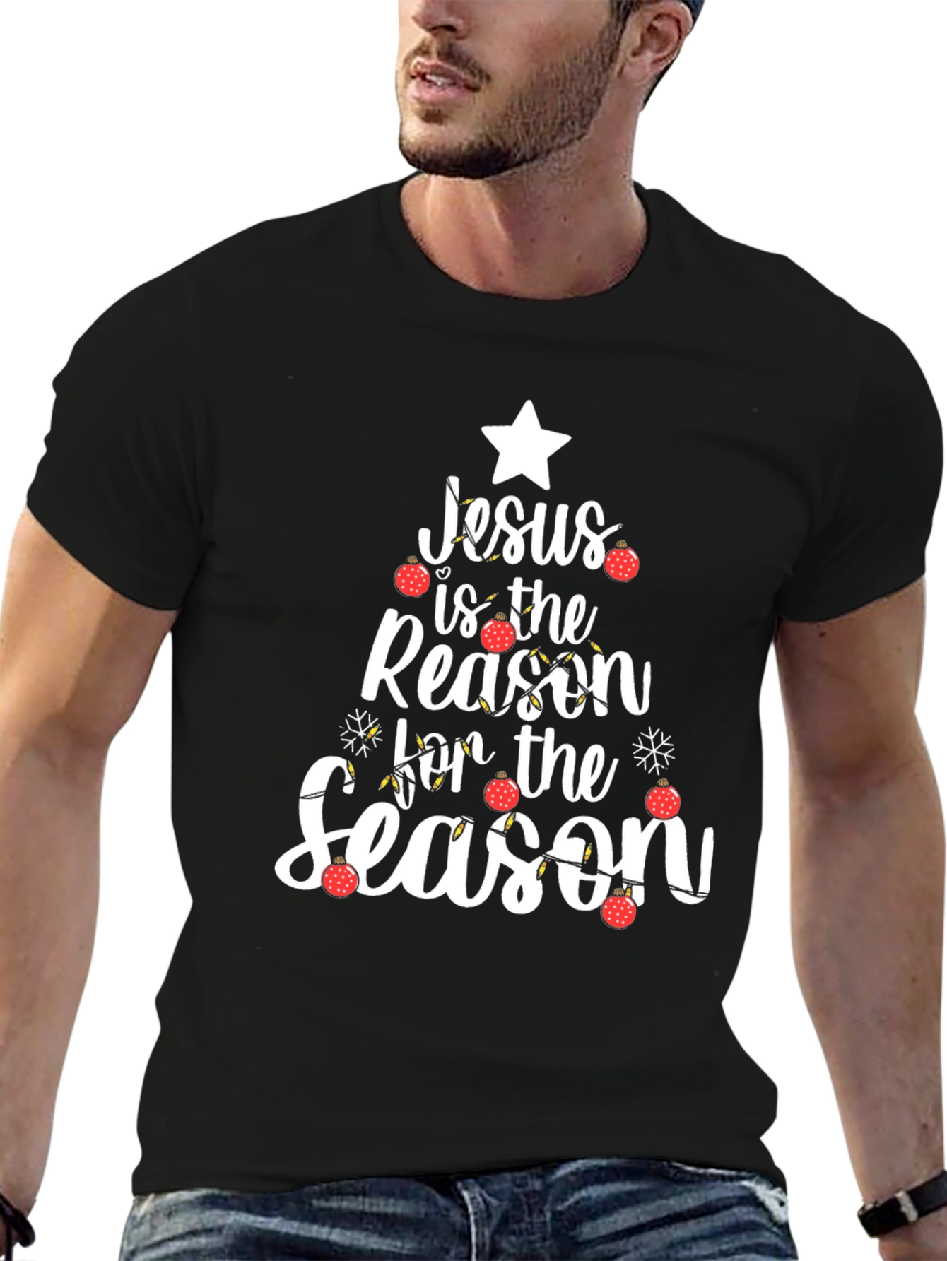 Camiseta Navideña: Jesús es la Razón