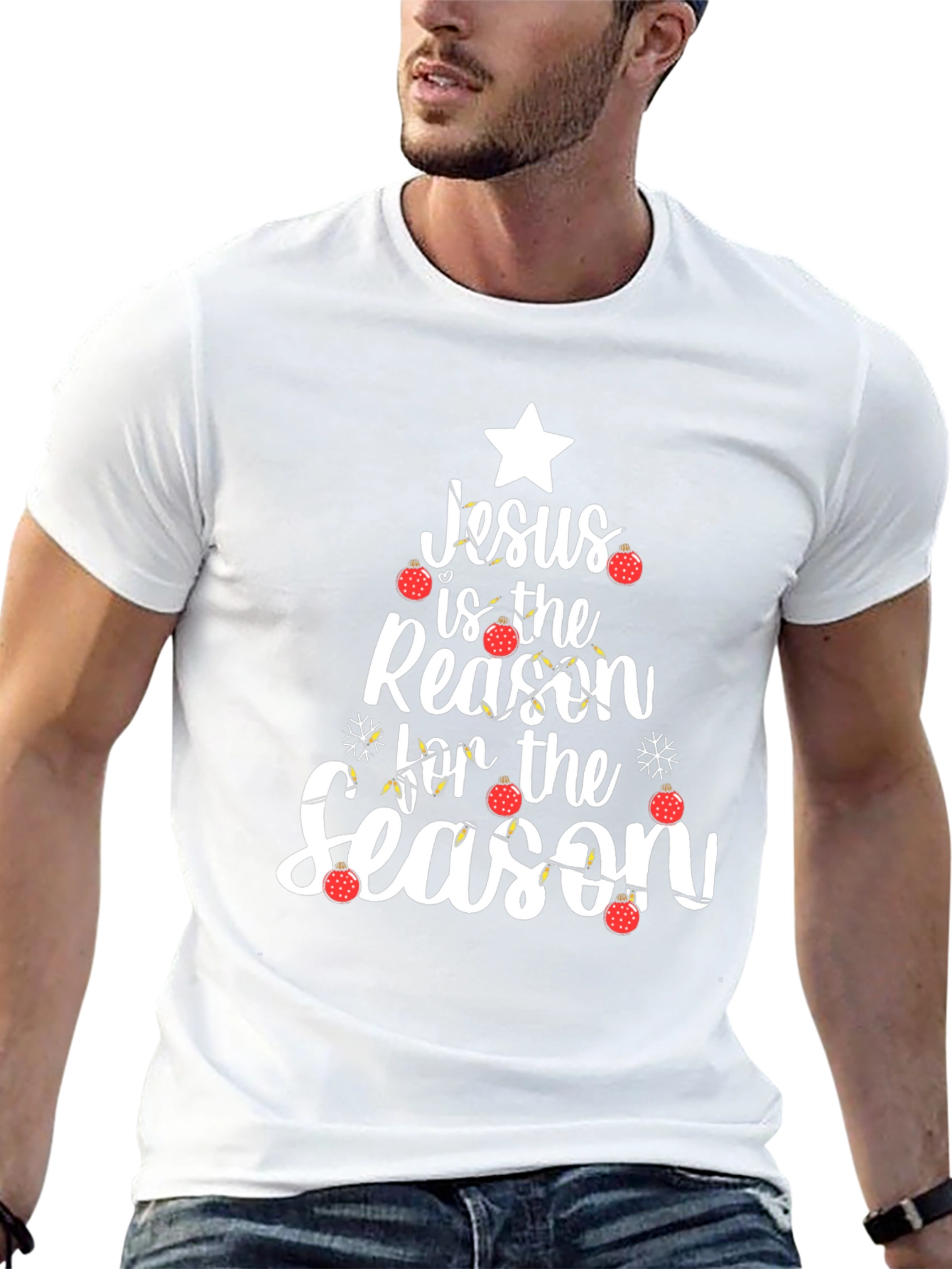 Camiseta Navideña: Jesús es la Razón