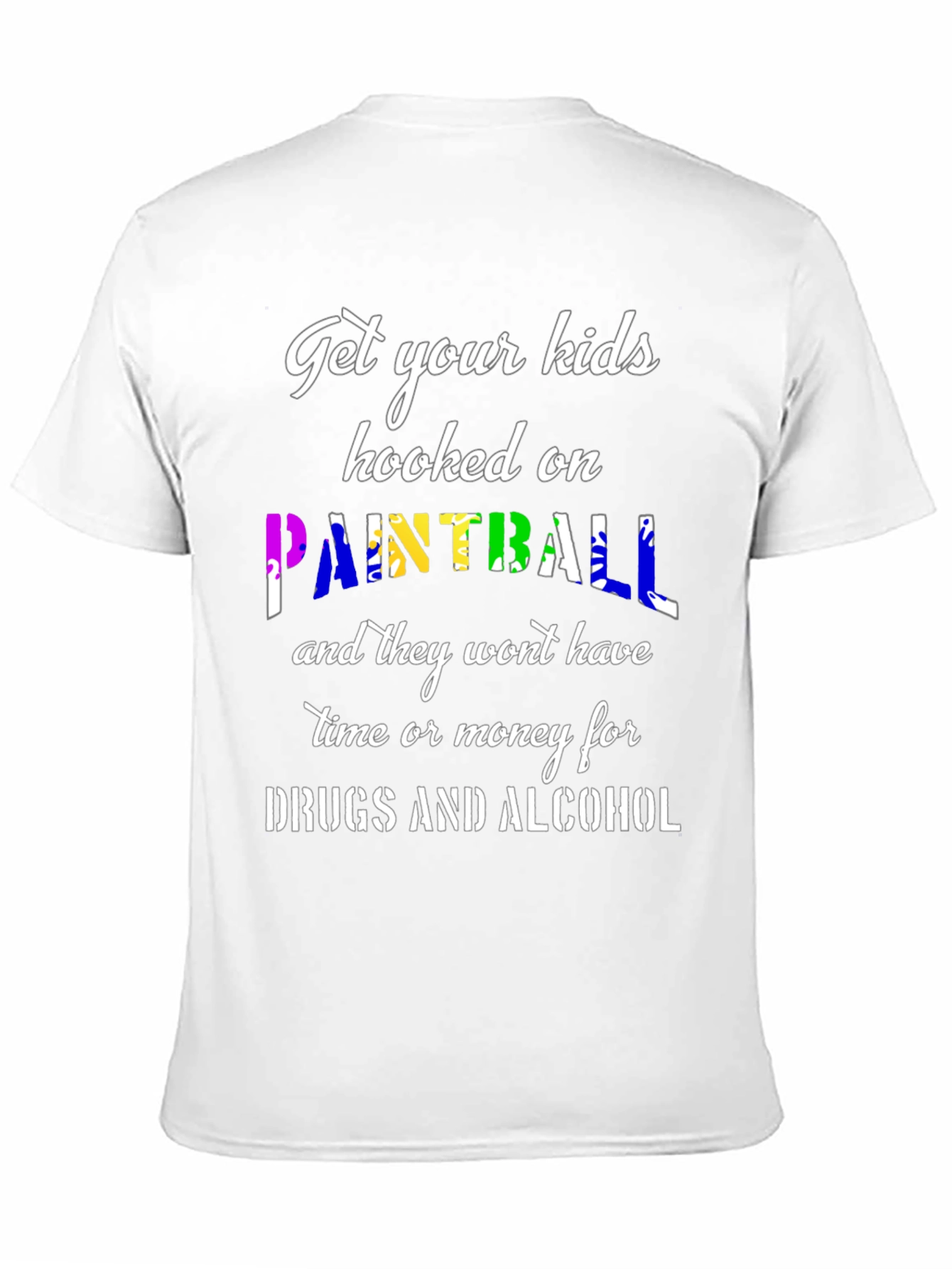Camiseta Negra: ¡Engancha a tus Hijos al Paintball!