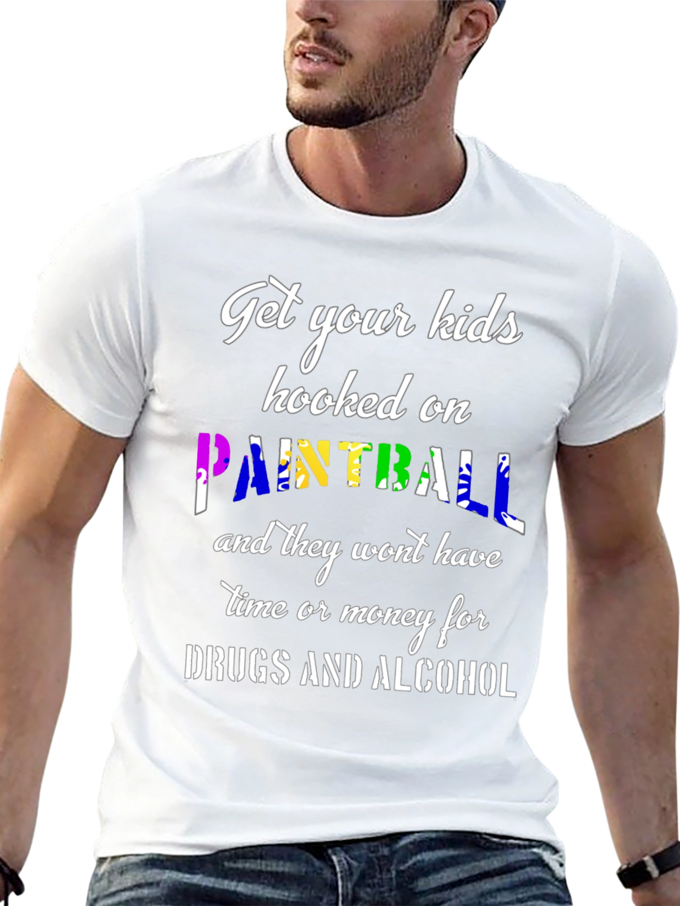 Camiseta Negra: ¡Engancha a tus Hijos al Paintball!