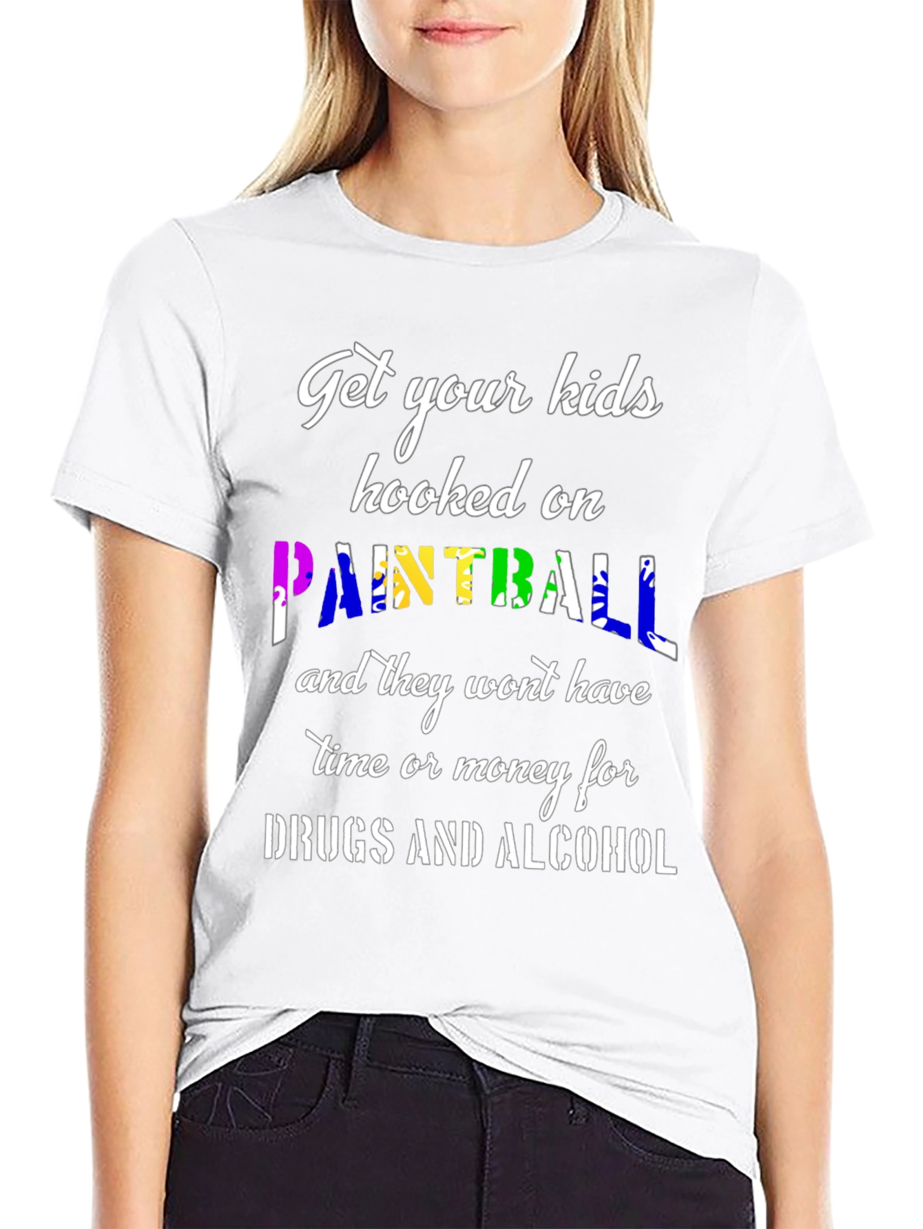 Camiseta Negra: ¡Engancha a tus Hijos al Paintball!