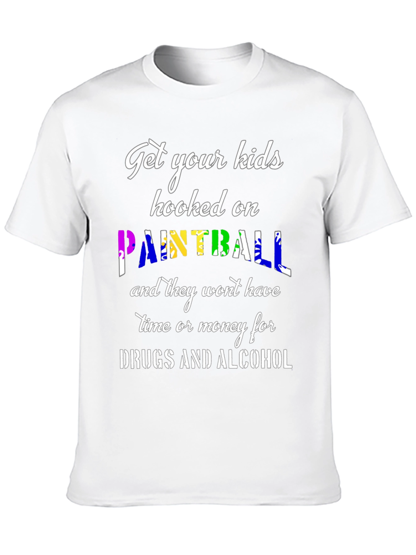 Camiseta Negra: ¡Engancha a tus Hijos al Paintball!