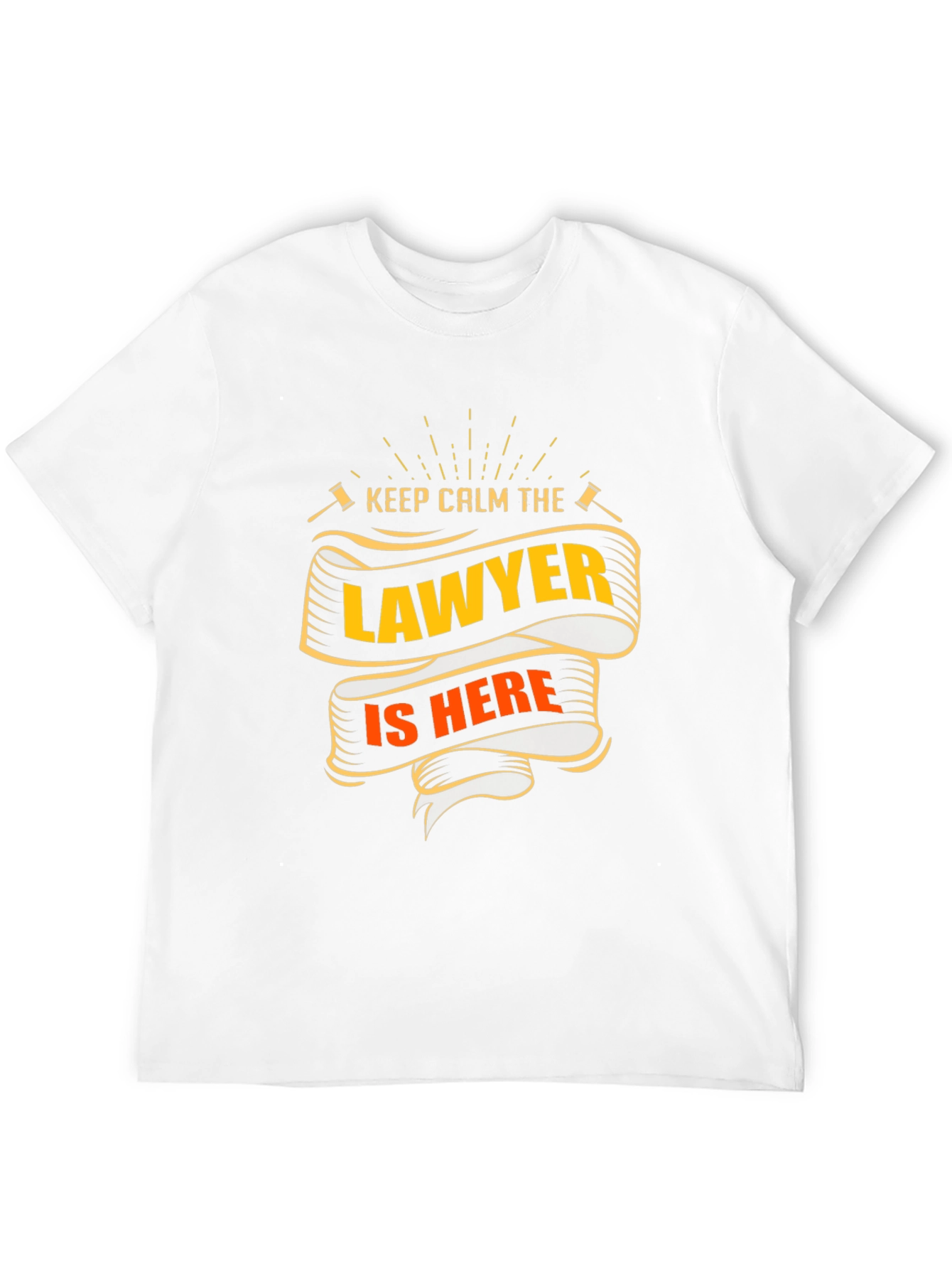 Camiseta Negra Abogado - Mantén la Calma