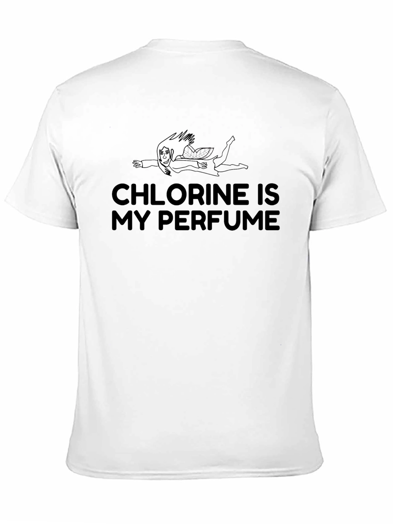 Camiseta Negra: Cloro es mi Perfume