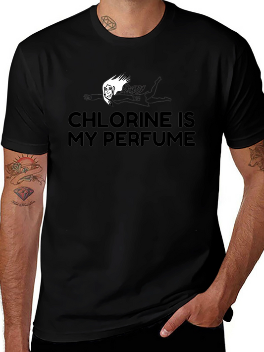 Camiseta Negra: Cloro es mi Perfume