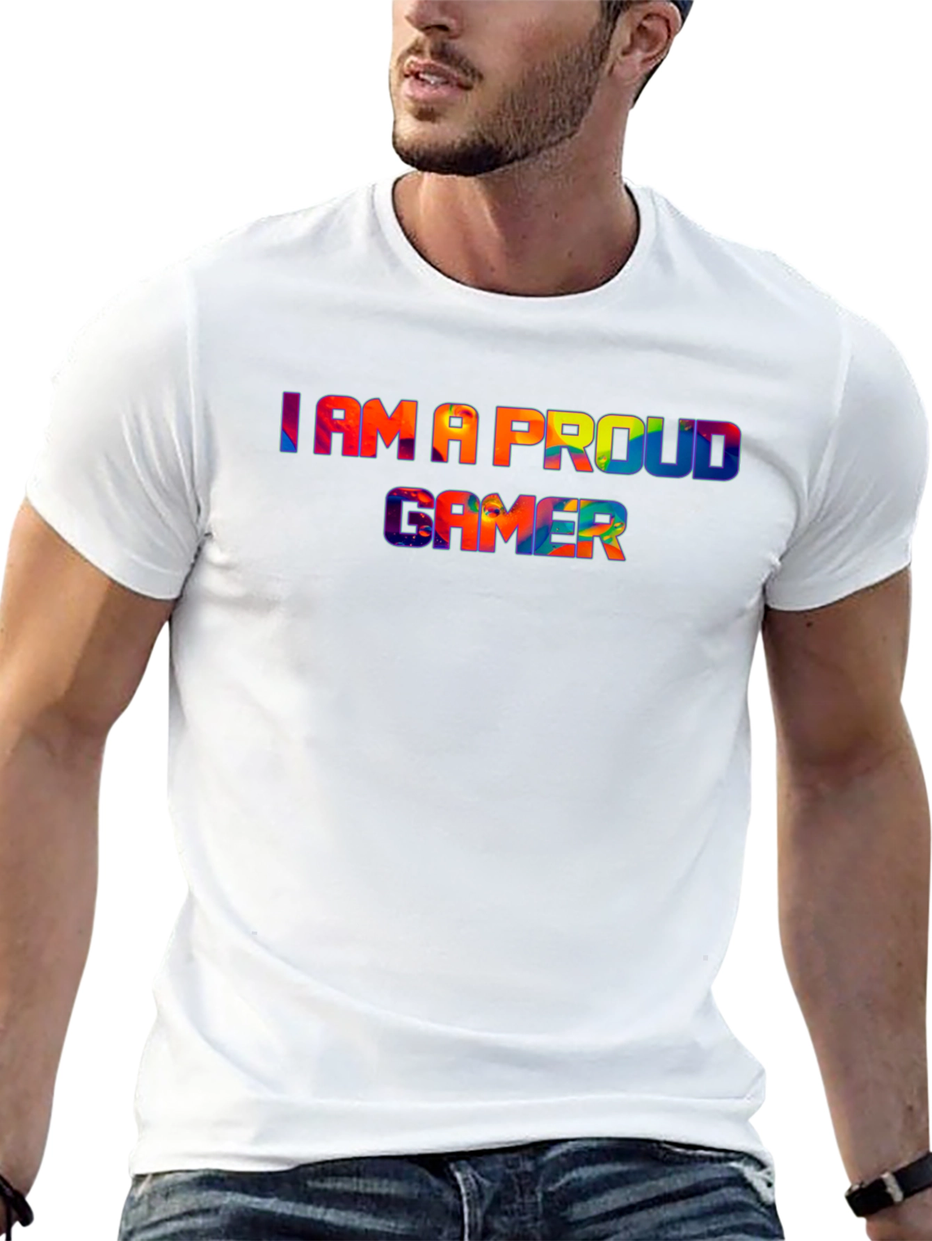 Camiseta Negra - Soy Un Jugador Orgulloso