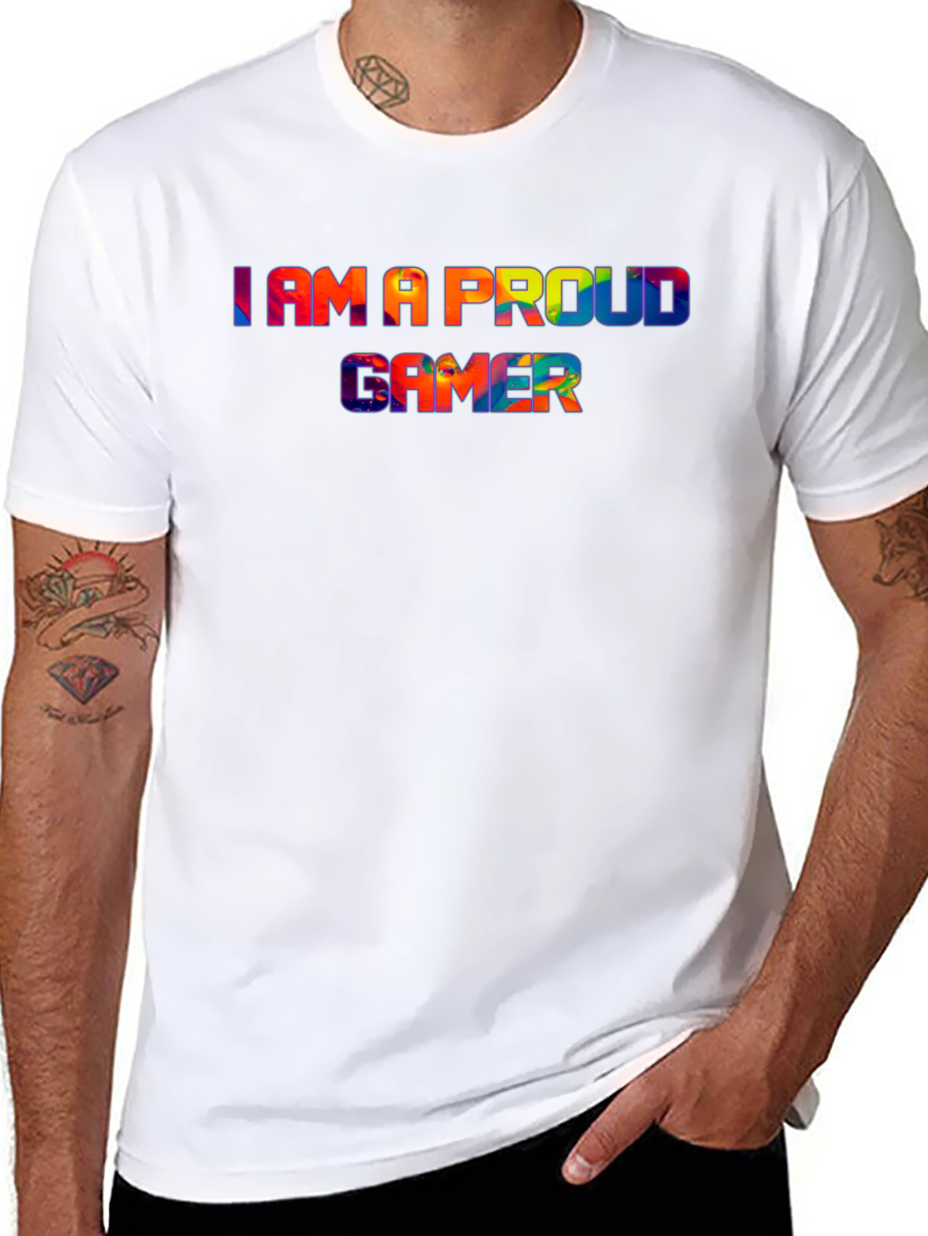 Camiseta Negra - Soy Un Jugador Orgulloso