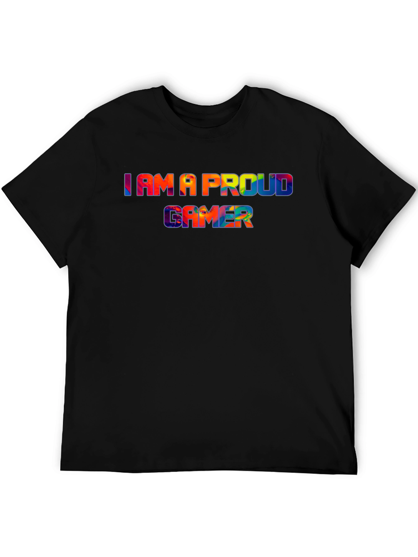 Camiseta Negra - Soy Un Jugador Orgulloso