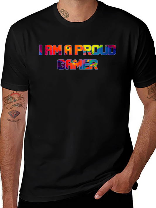 Camiseta Negra - Soy Un Jugador Orgulloso