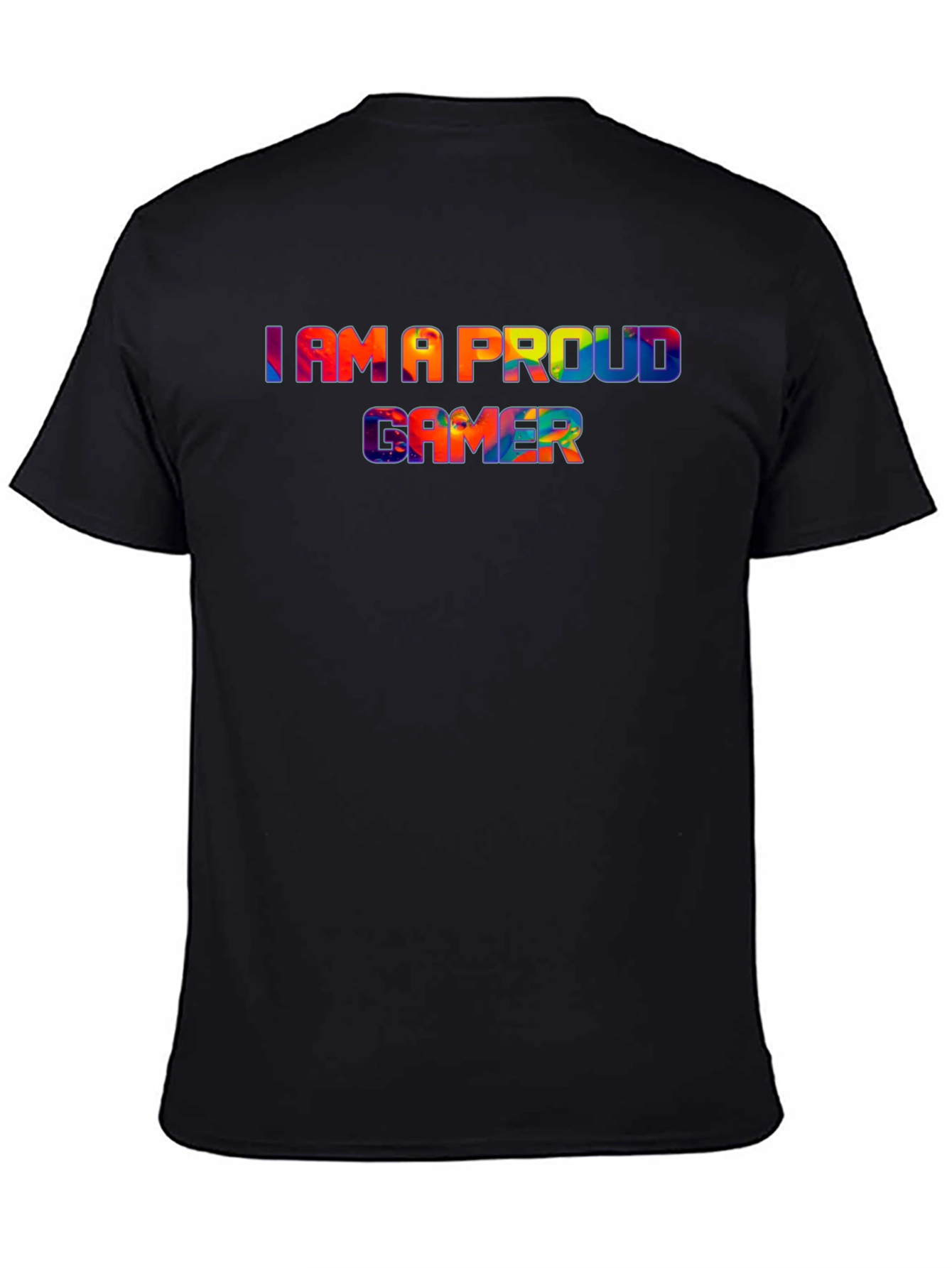 Camiseta Negra - Soy Un Jugador Orgulloso