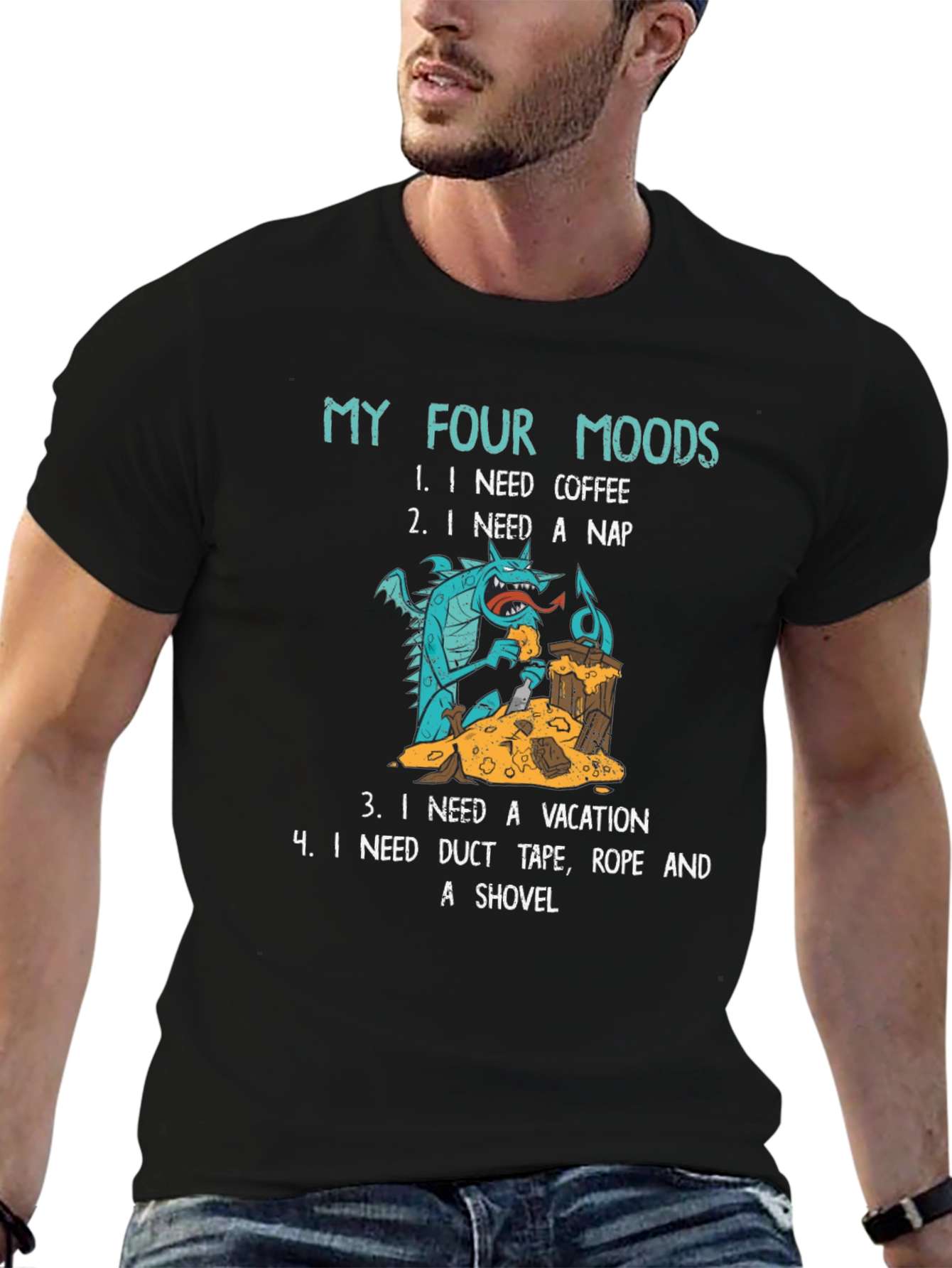 Camiseta Hombre Mis Cuatro Estados de Ánimo