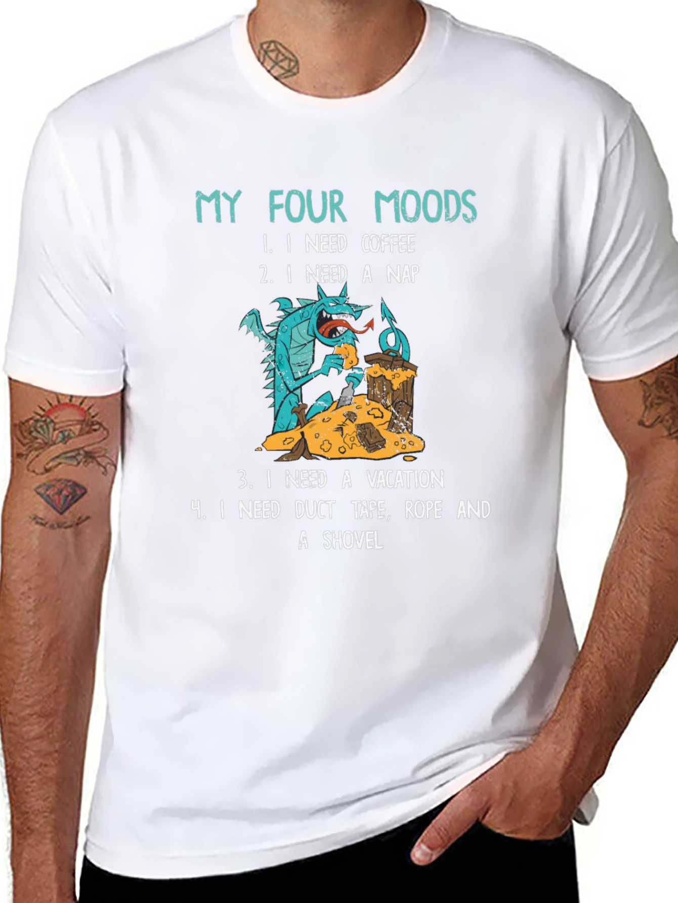 Camiseta Hombre Mis Cuatro Estados de Ánimo
