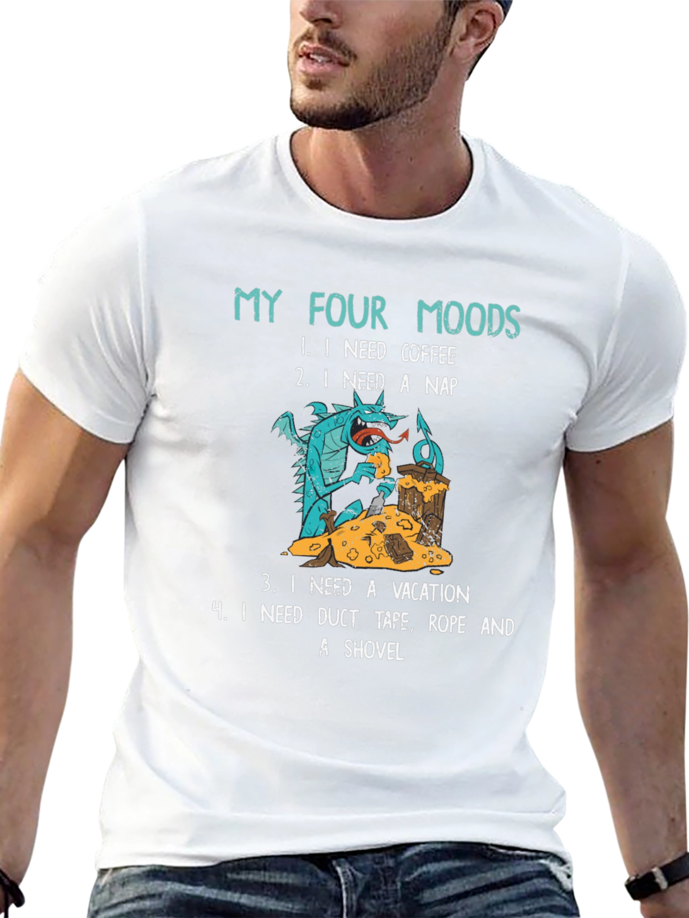 Camiseta Hombre Mis Cuatro Estados de Ánimo