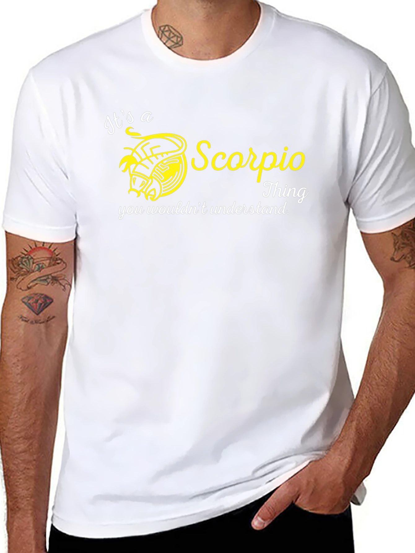 Camiseta Negra Scorpio Thing