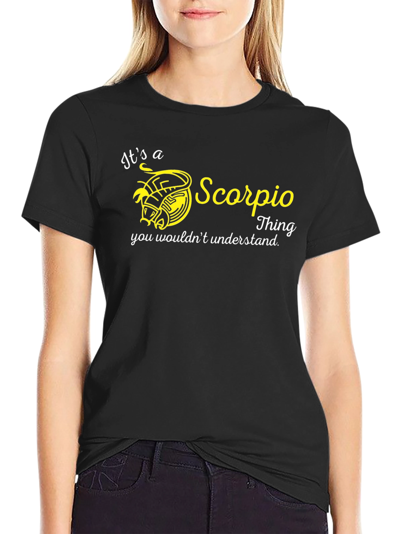 Camiseta Negra Scorpio Thing