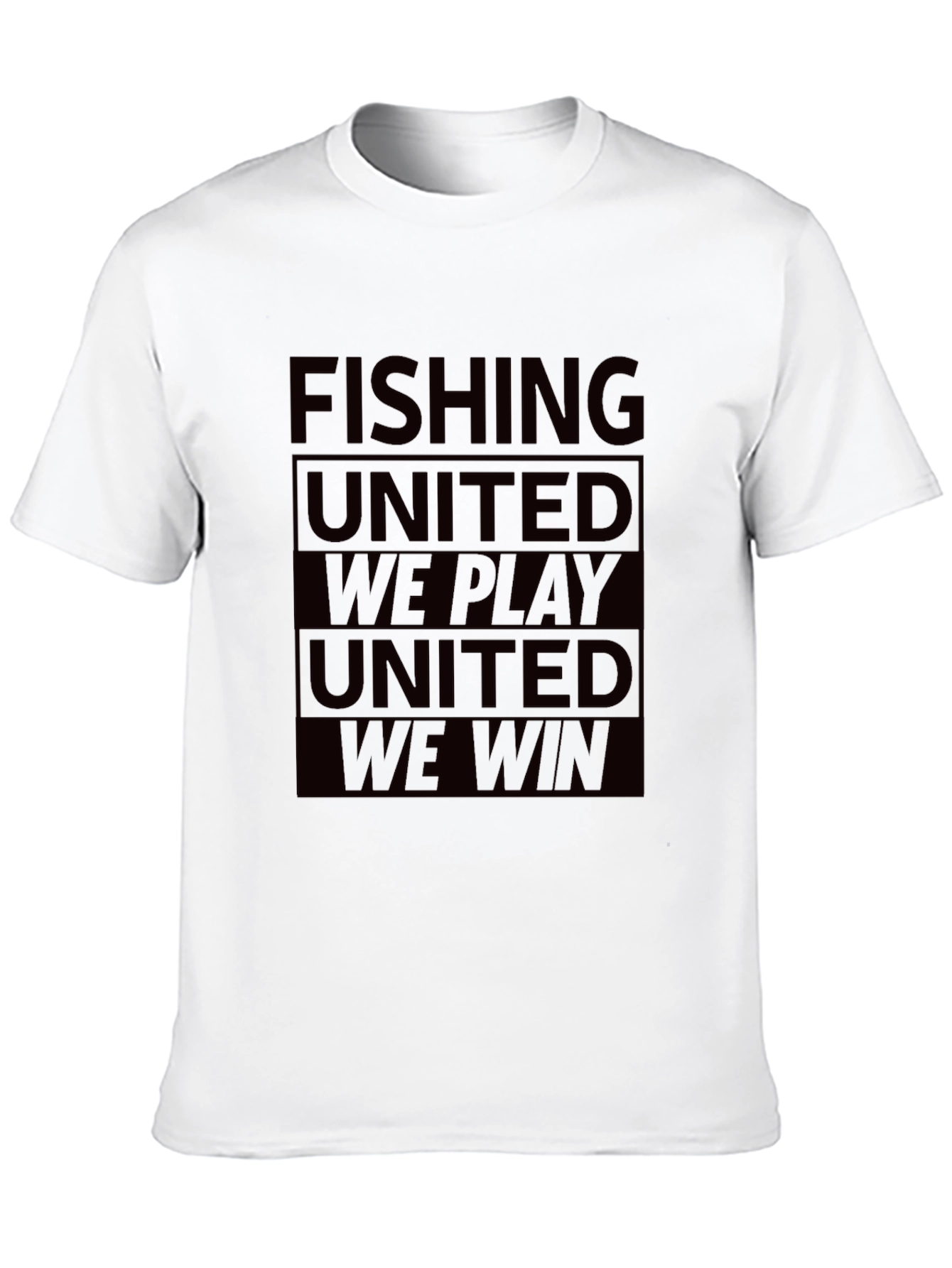 Camiseta Negra: Pesca Unida - Jugamos Ganamos
