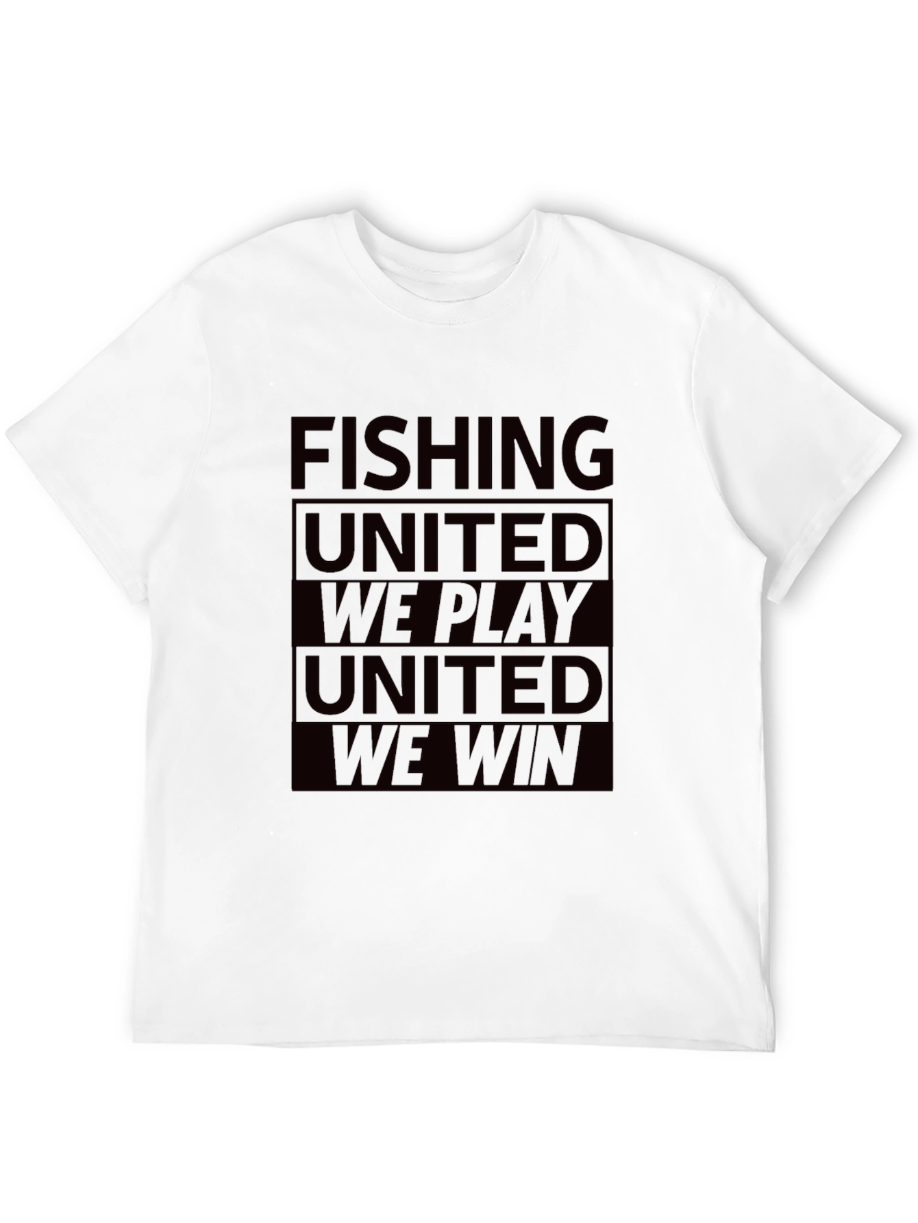 Camiseta Negra: Pesca Unida - Jugamos Ganamos