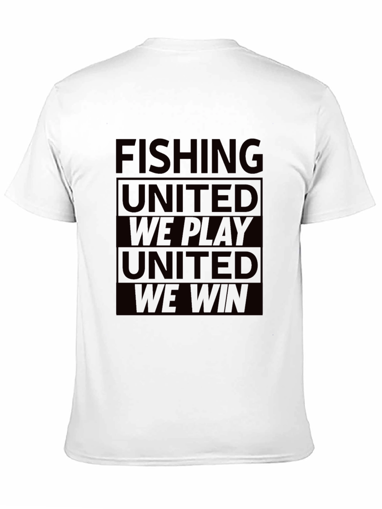 Camiseta Negra: Pesca Unida - Jugamos Ganamos