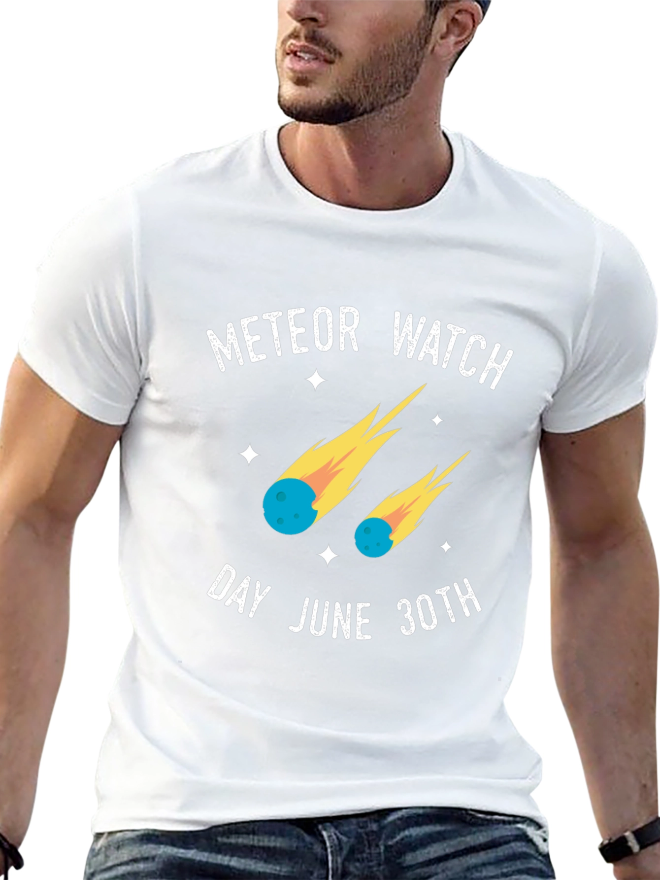 Camiseta Negra Meteor Watch Day June 30th