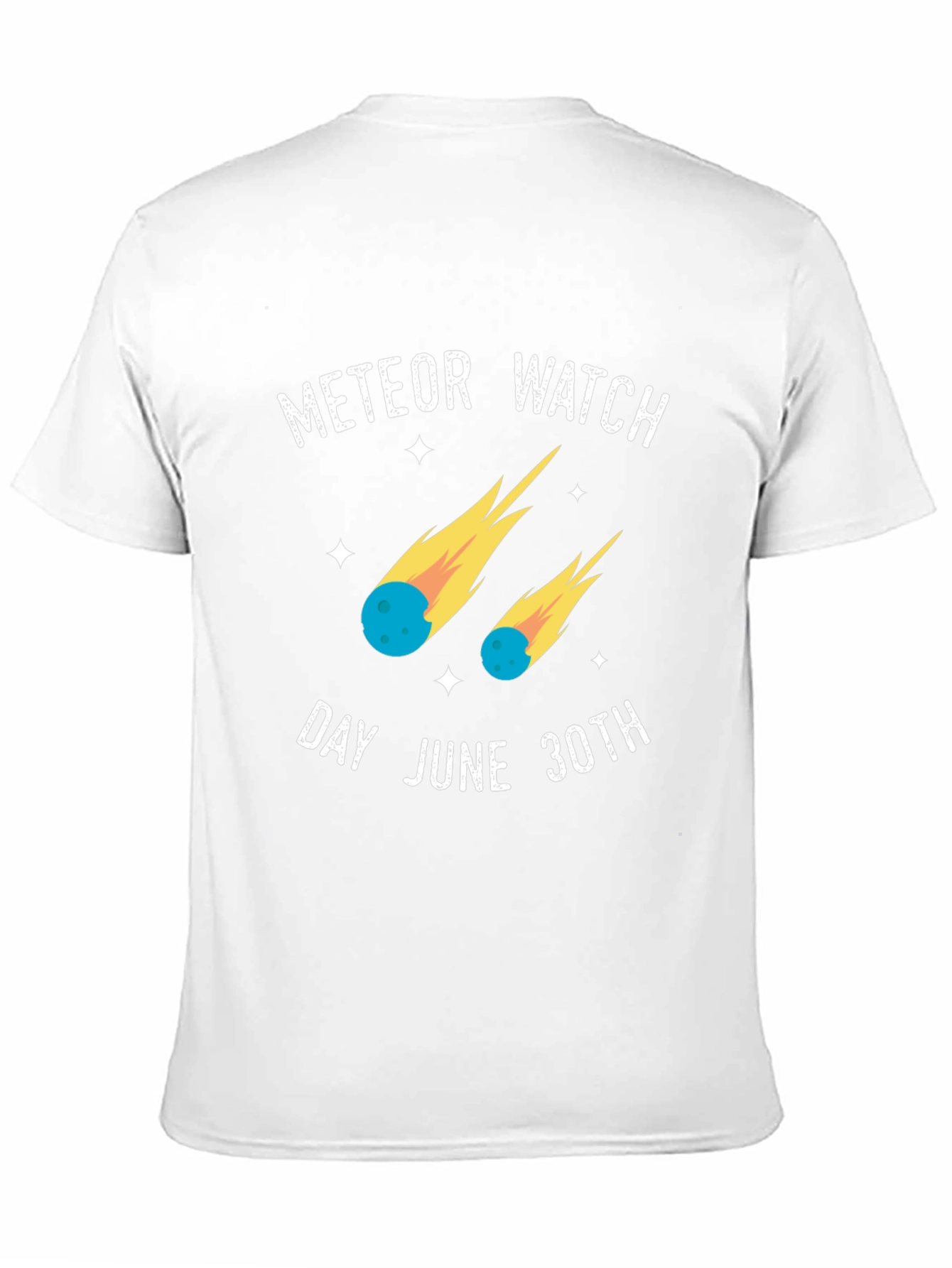 Camiseta Negra Meteor Watch Day June 30th