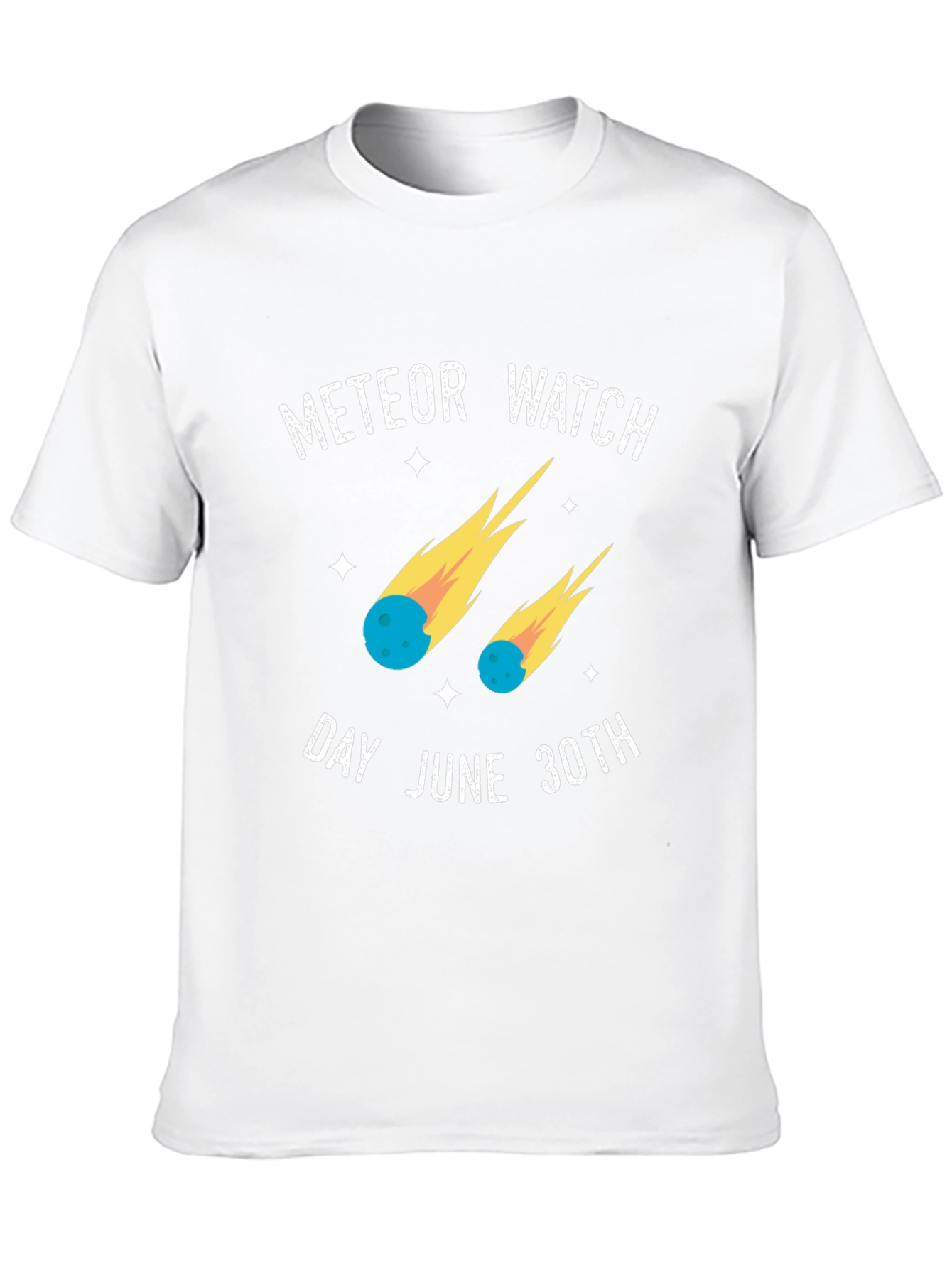 Camiseta Negra Meteor Watch Day June 30th