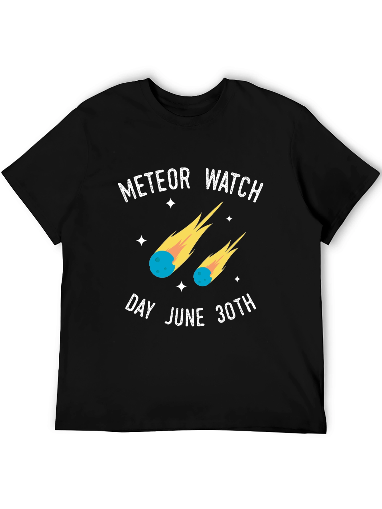 Camiseta Negra Meteor Watch Day June 30th