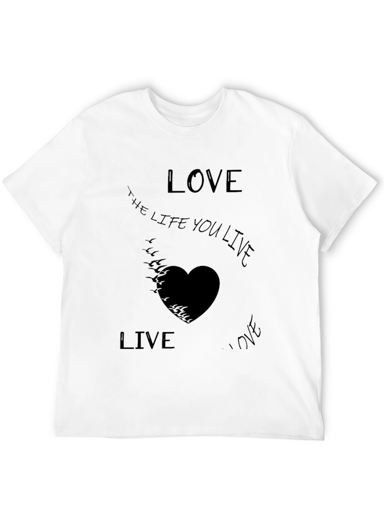 Camiseta Negra Live the Life You Love