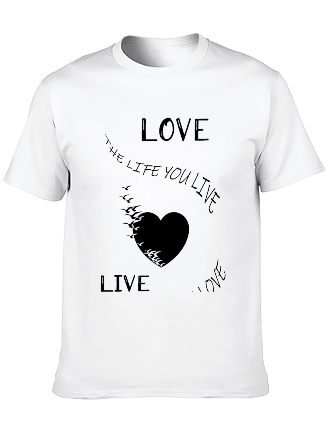 Camiseta Negra Live the Life You Love