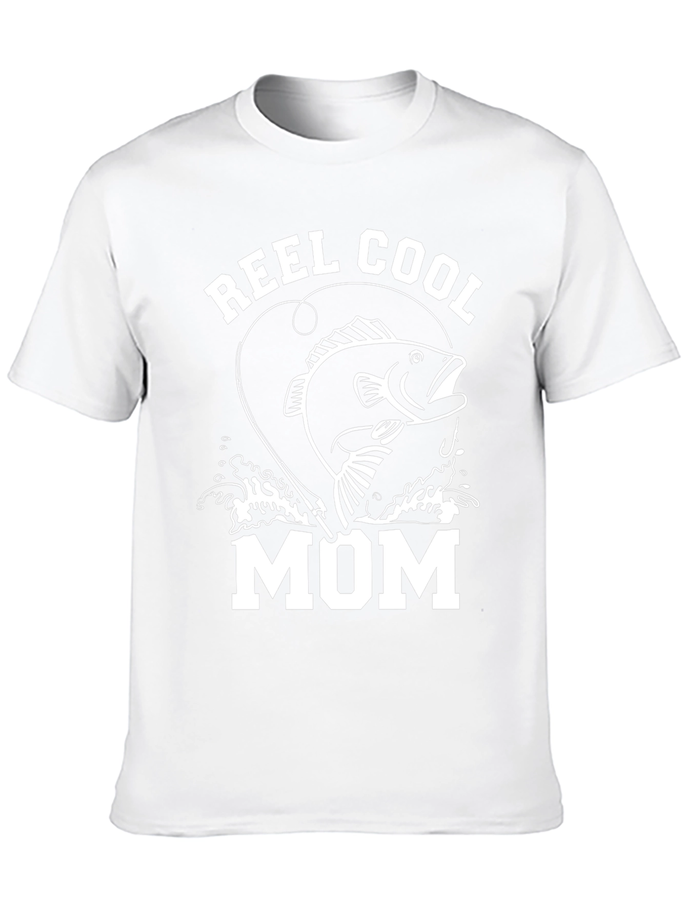 Camiseta Negra Reel Cool Mom Pesca