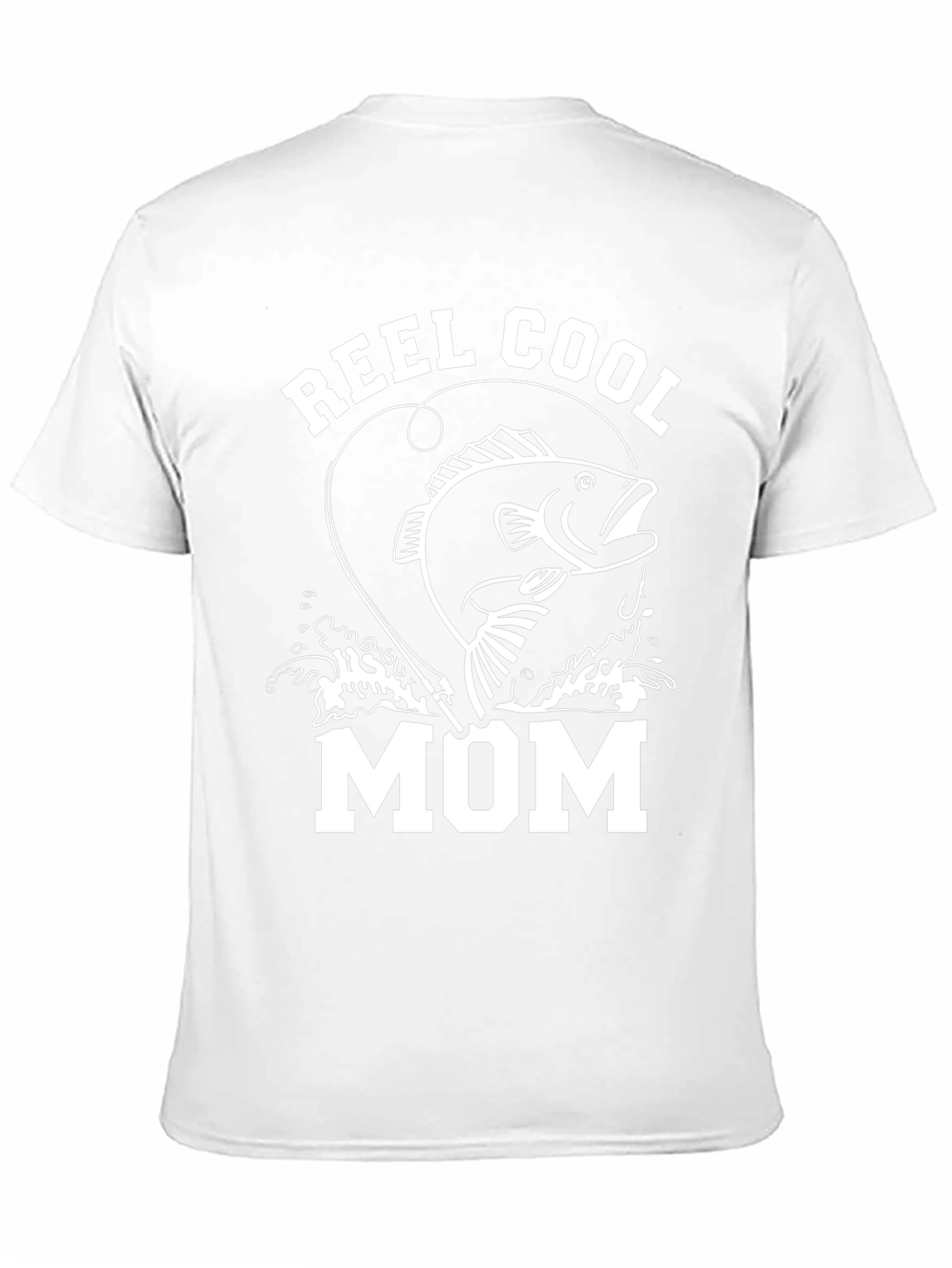 Camiseta Negra Reel Cool Mom Pesca