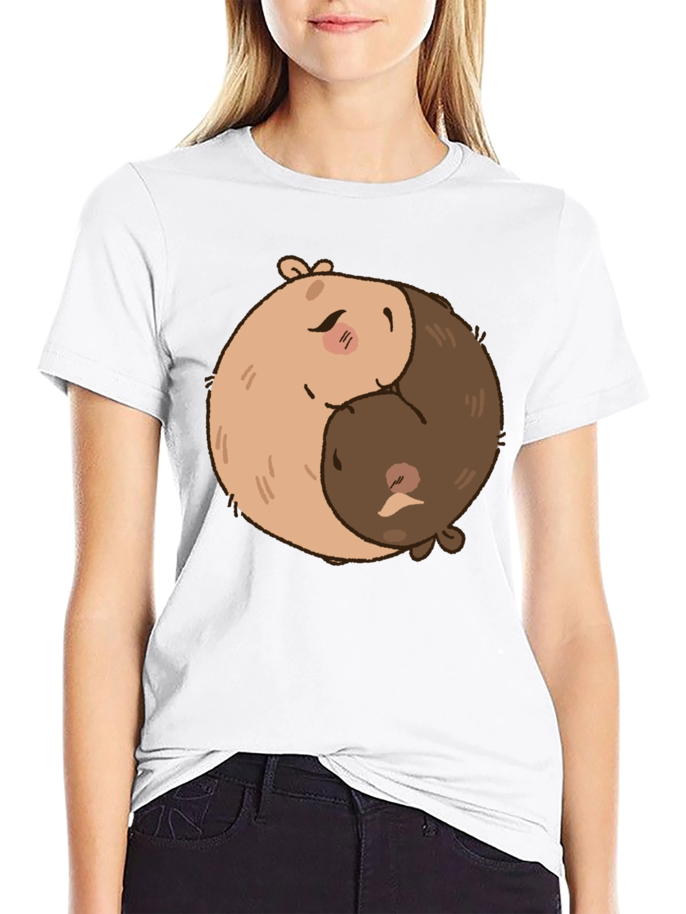 Camiseta Yin Yang Capibaras