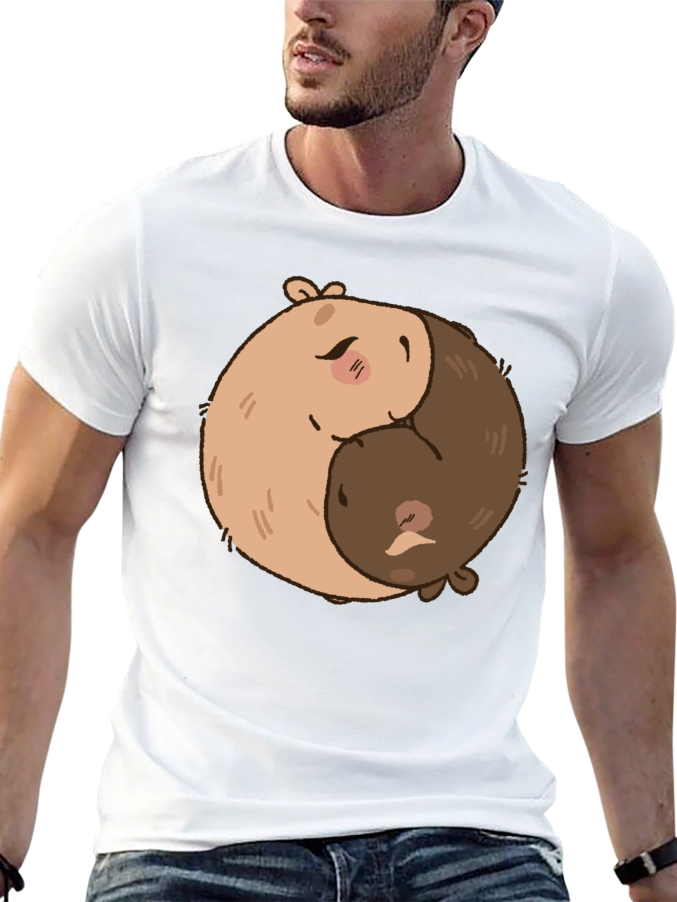 Camiseta Yin Yang Capibaras