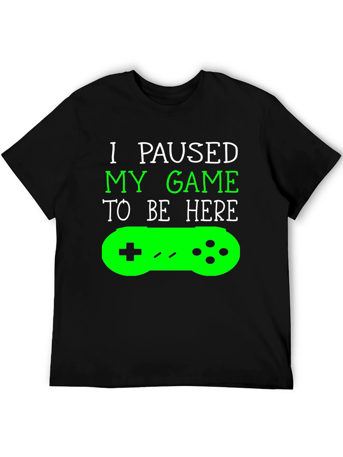 Camiseta Gamer: Juego Pausado - ¡Aquí Estoy!