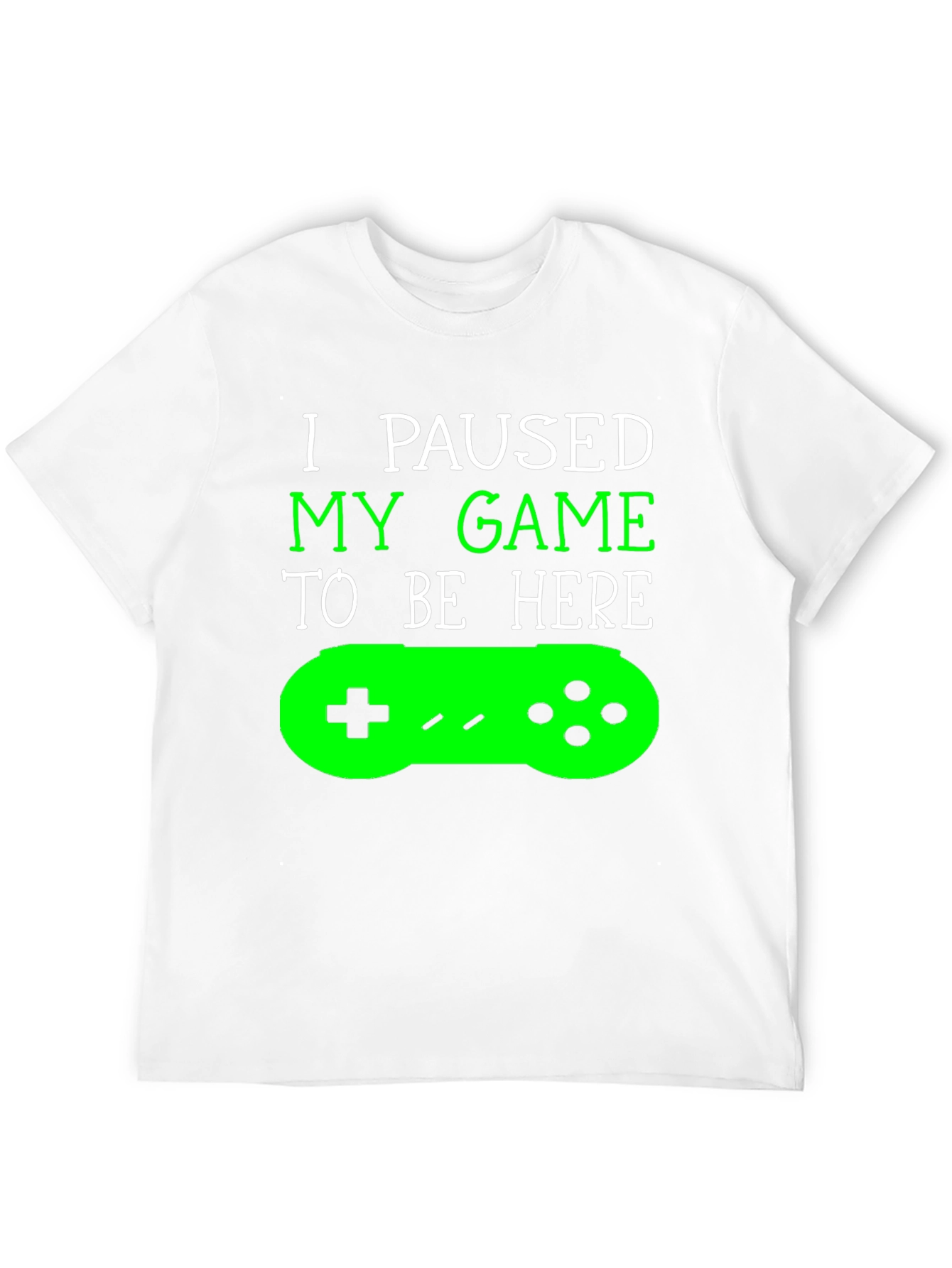 Camiseta Gamer: Juego Pausado - ¡Aquí Estoy!
