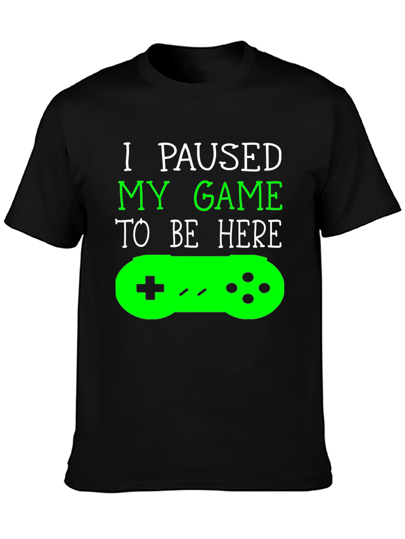 Camiseta Gamer: Juego Pausado - ¡Aquí Estoy!