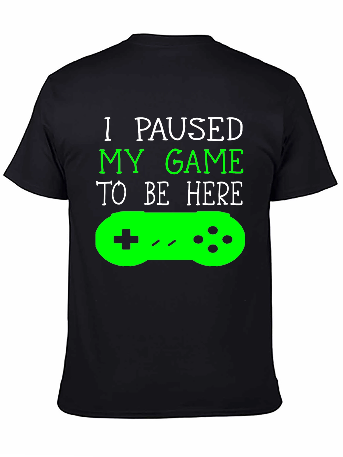 Camiseta Gamer: Juego Pausado - ¡Aquí Estoy!