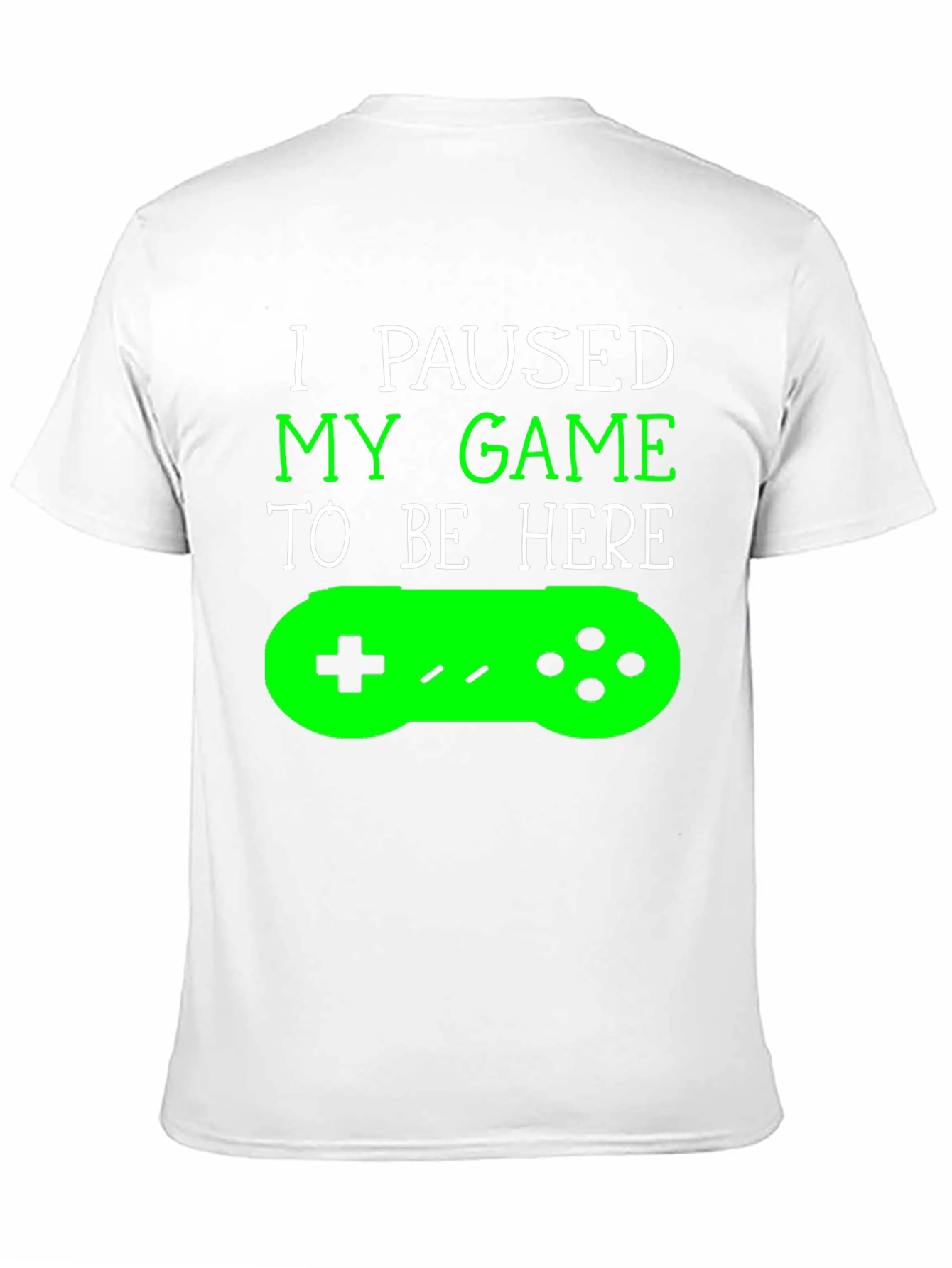 Camiseta Gamer: Juego Pausado - ¡Aquí Estoy!