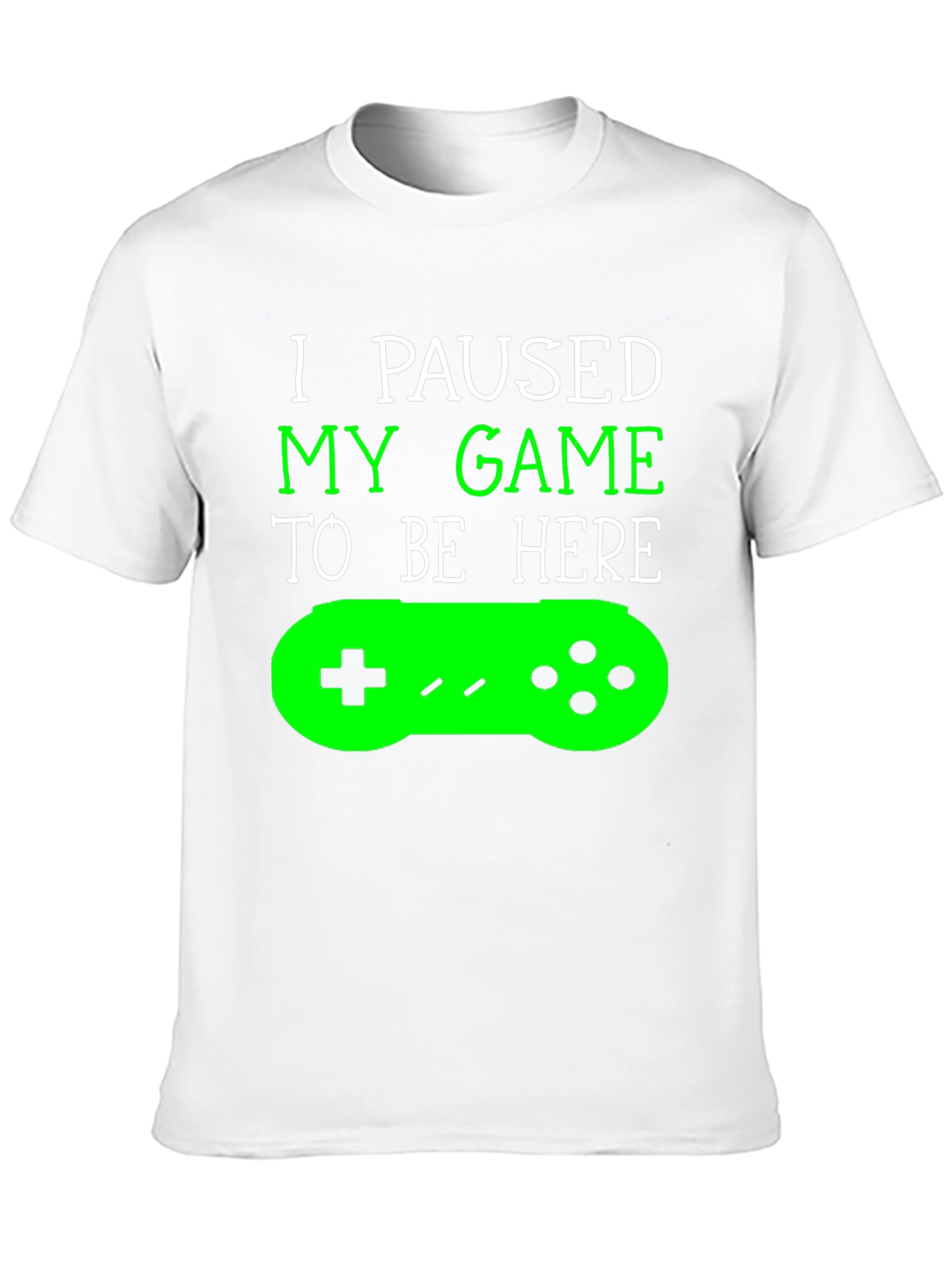 Camiseta Gamer: Juego Pausado - ¡Aquí Estoy!