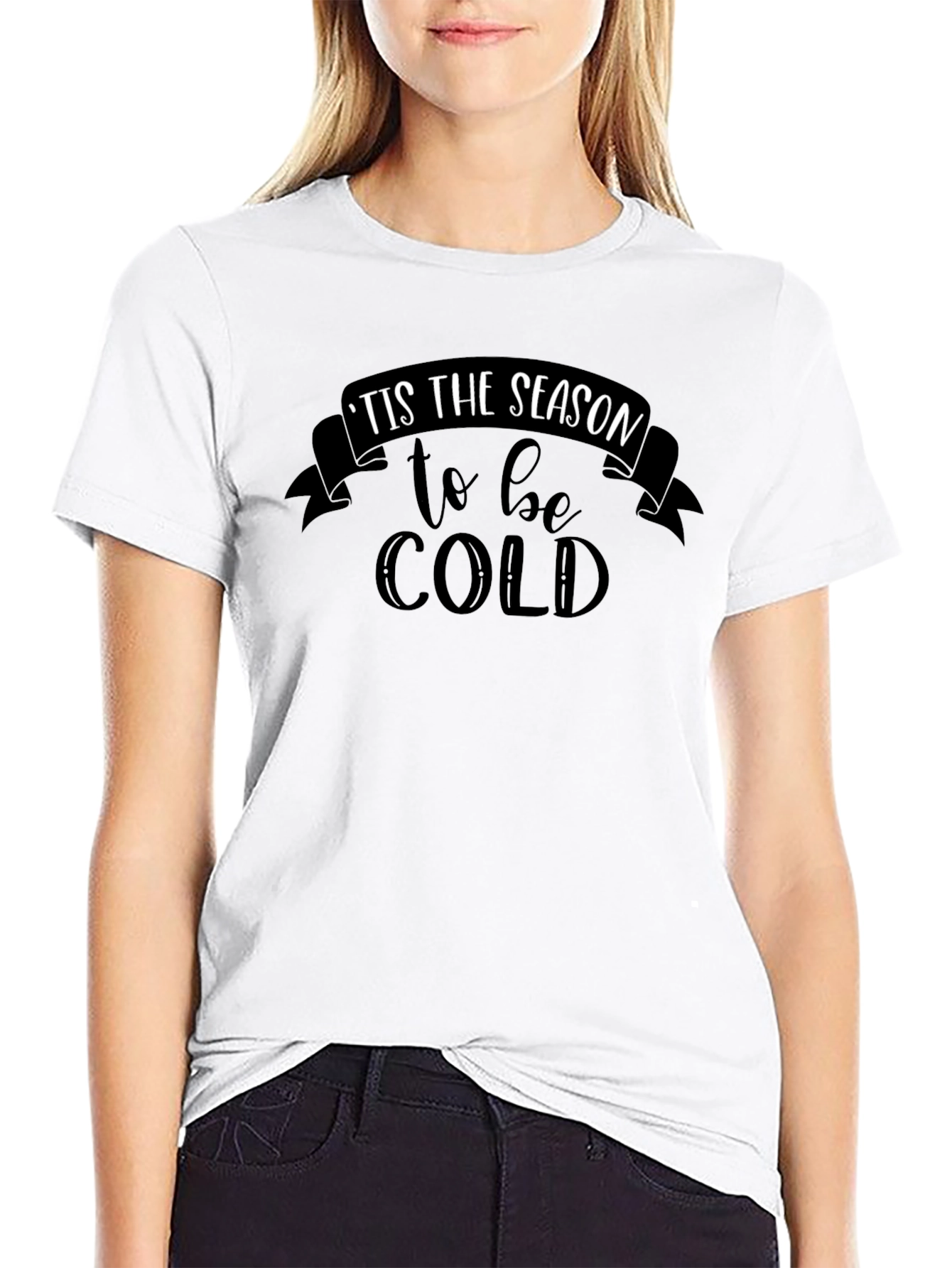 Camiseta Negra: Es la Temporada para Tener Frío