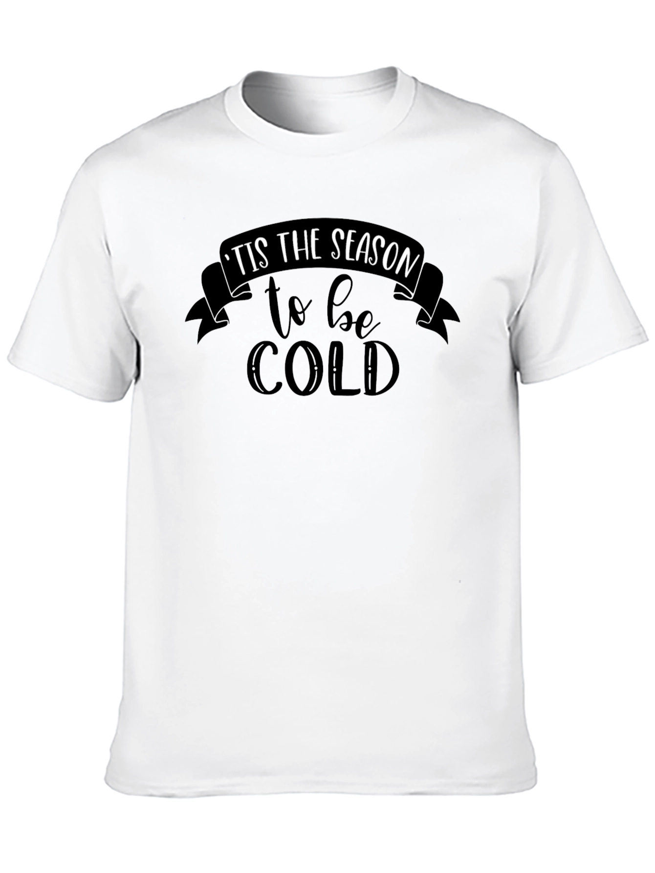 Camiseta Negra: Es la Temporada para Tener Frío