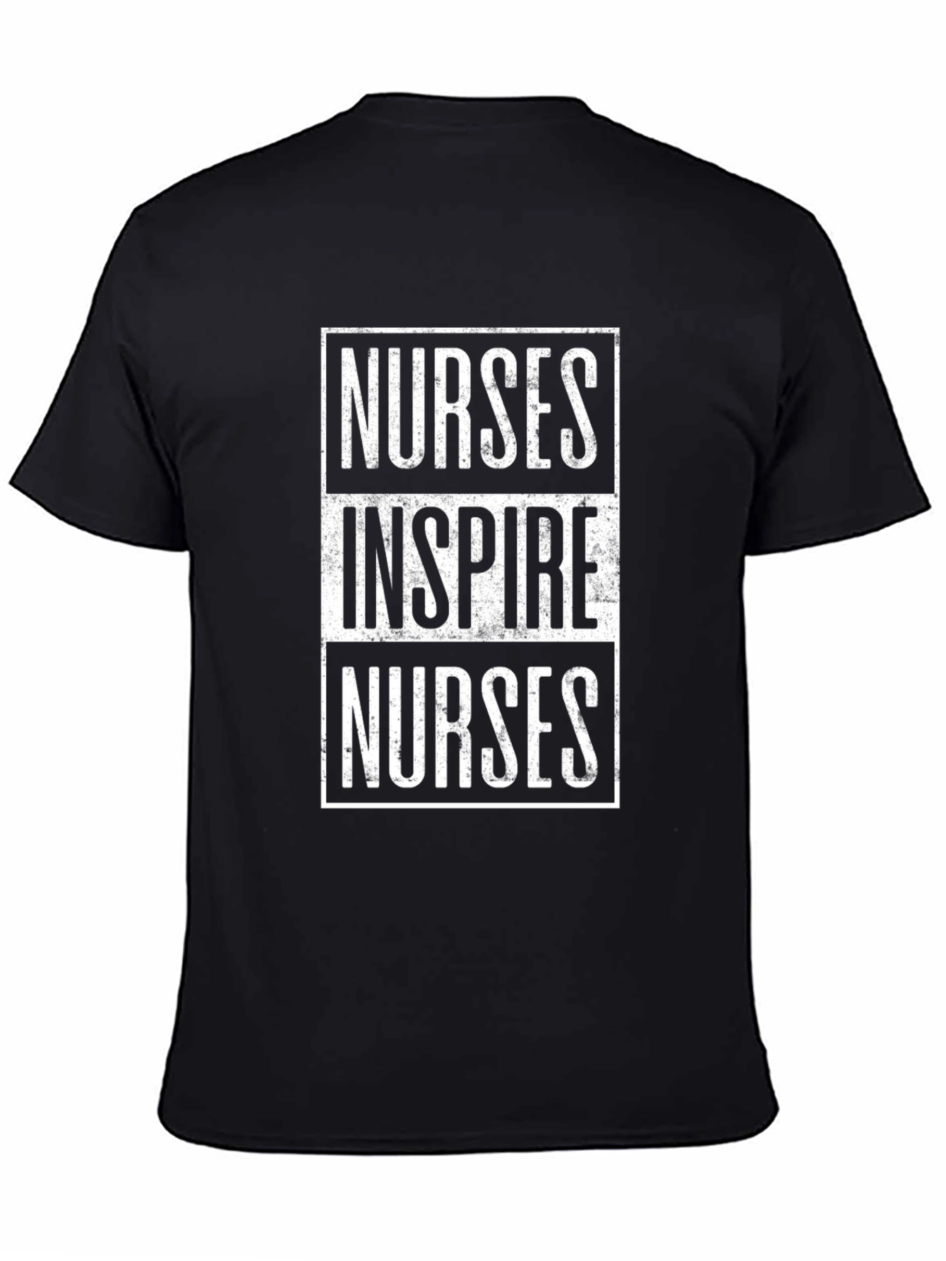 Camiseta Negra: Nurses Inspire Nurses